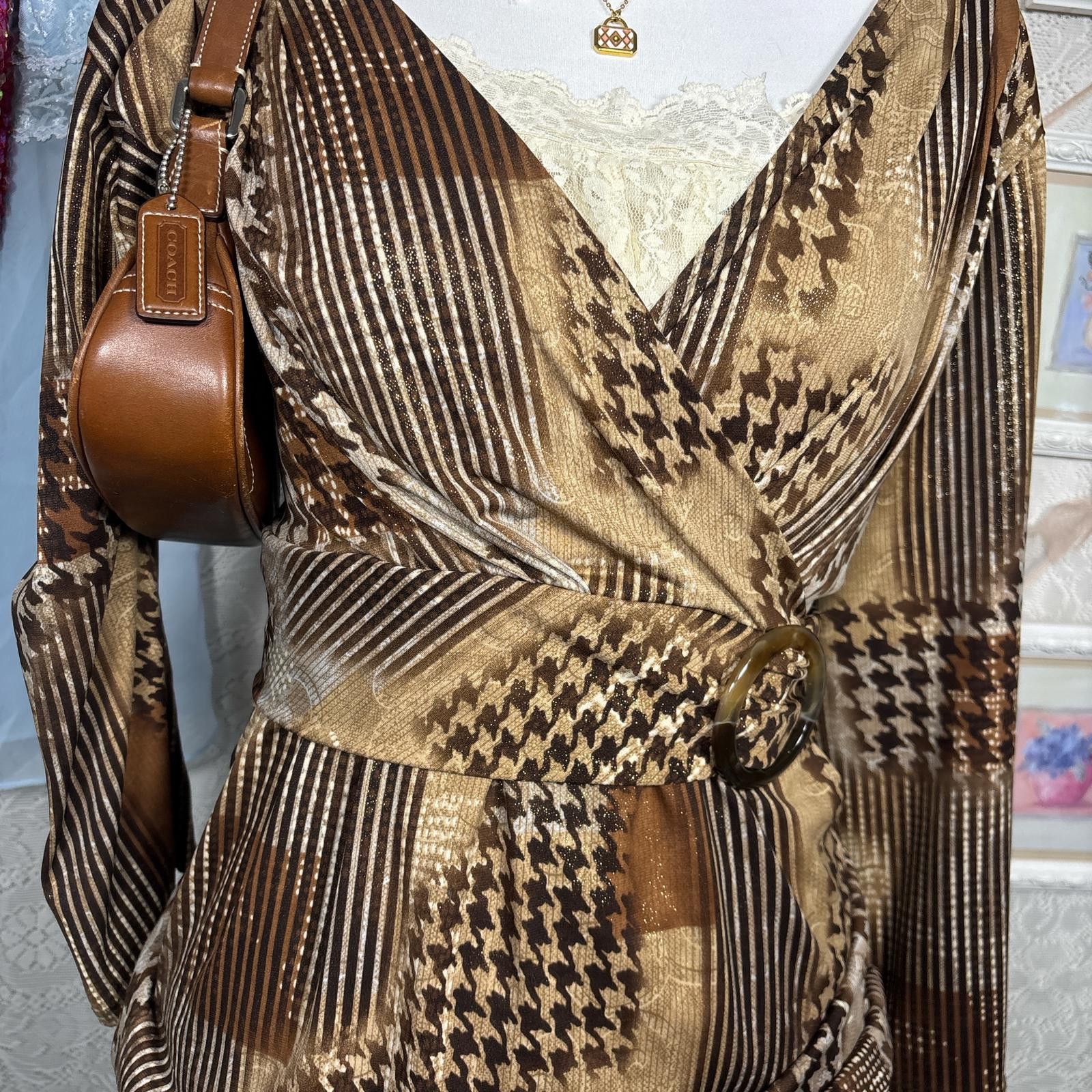 Nicole Club y2k office siren fairy blouse with ring detail Size XL / US 12-14 / IT 48-50 - 4 Thumbnail