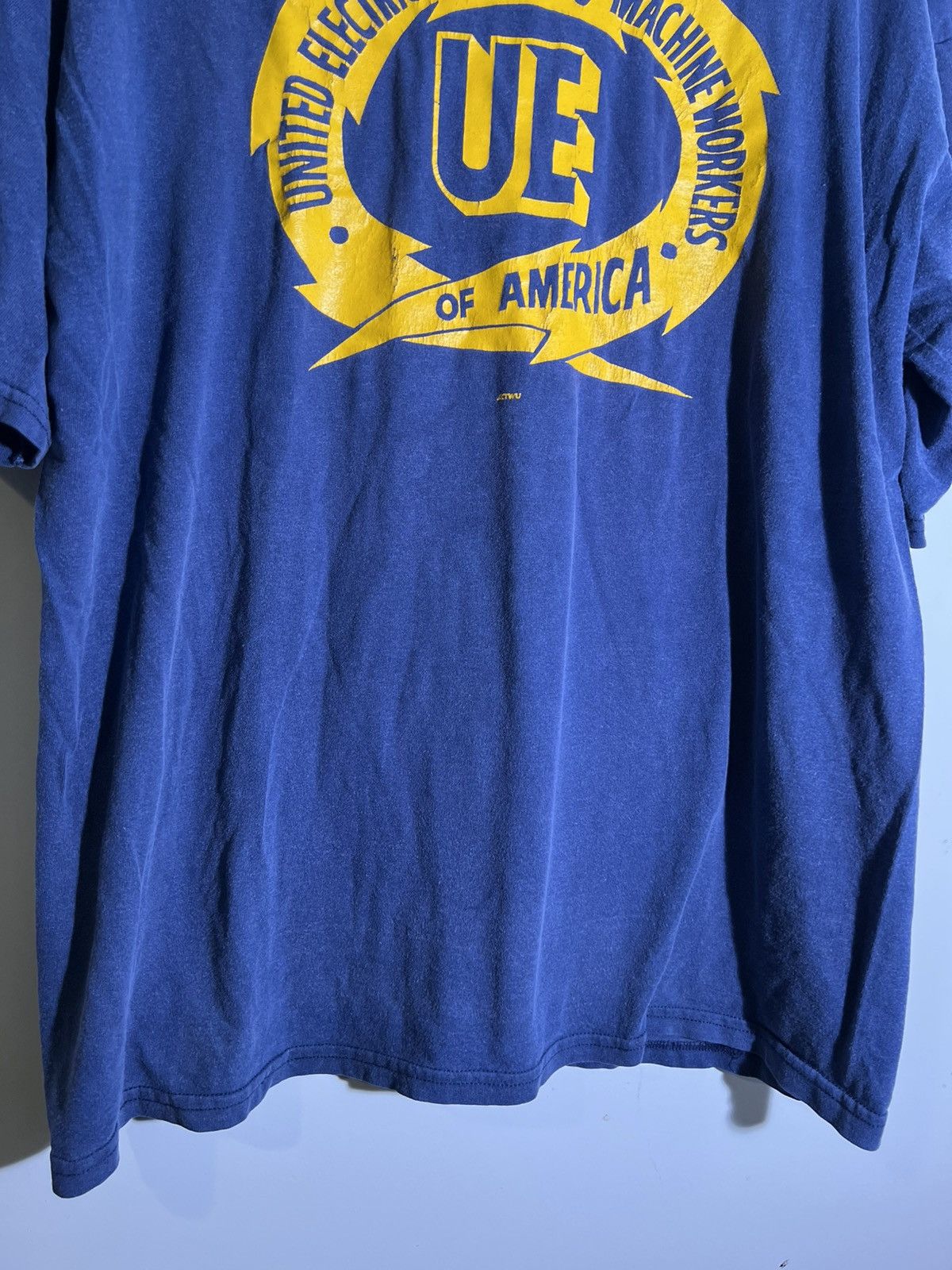 Vintage 80’s 90’s Vintage UE of America United Workers Retro T Shirt Size US XXL / EU 58 / 5 - 4 Thumbnail