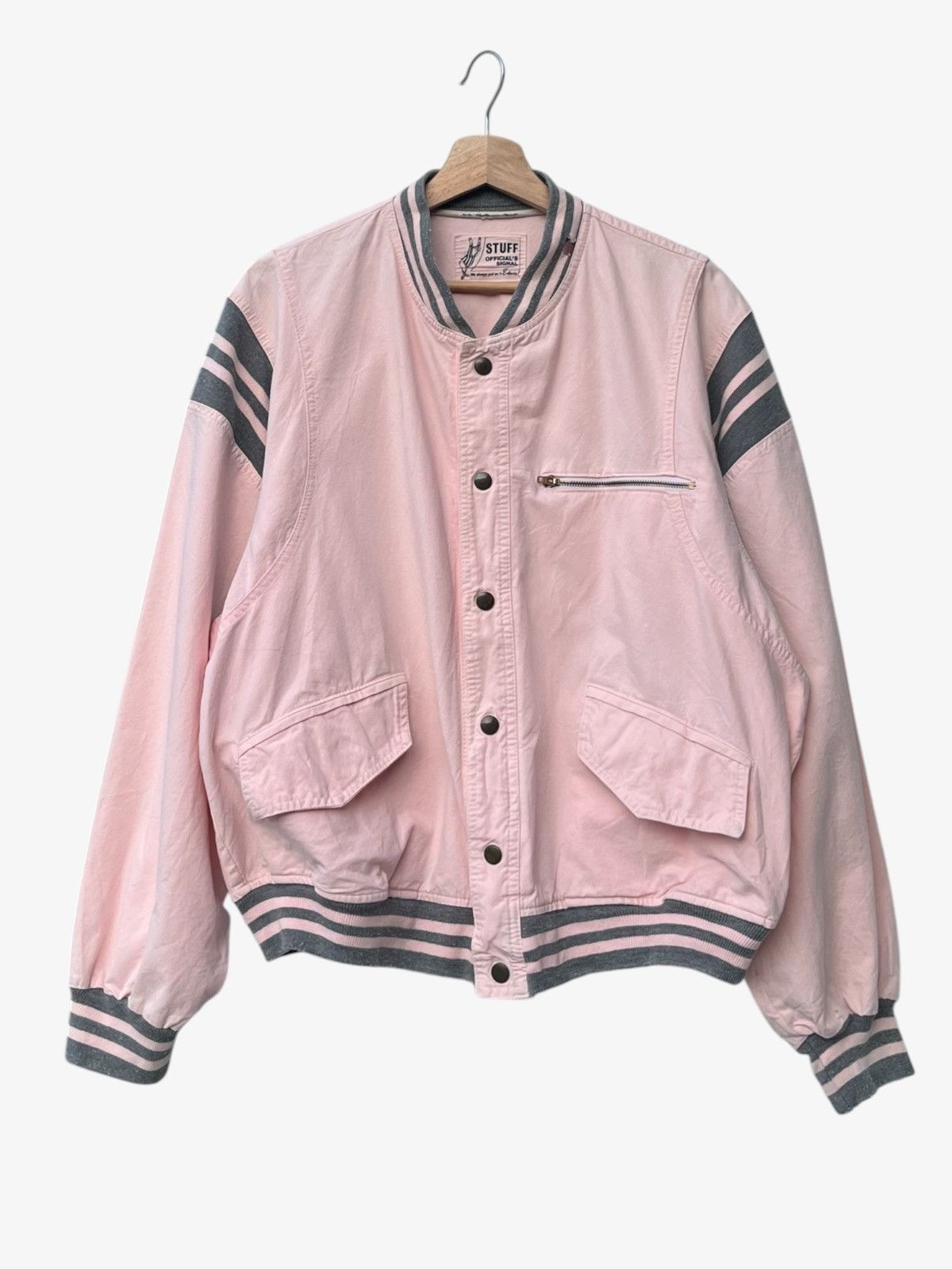 Edwin Edwin Stuff Official's Signal Varsity Bomber Jacket Size US M / EU 48-50 / 2 - 1 Thumbnail