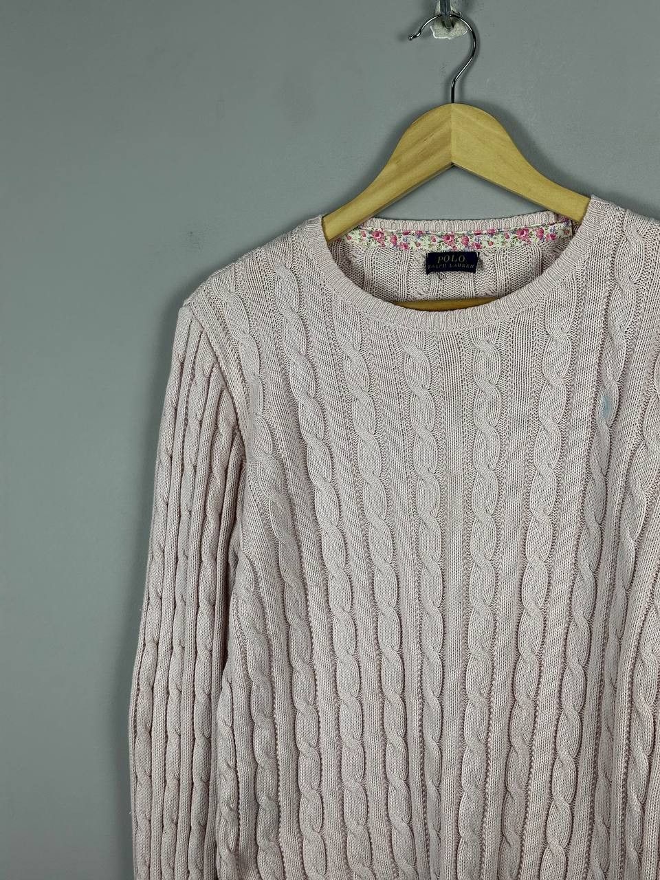 Polo Ralph Lauren Polo Ralph Lauren Pink Preppy Knitted Sweater Size L / US 10 / IT 46 - 3 Thumbnail