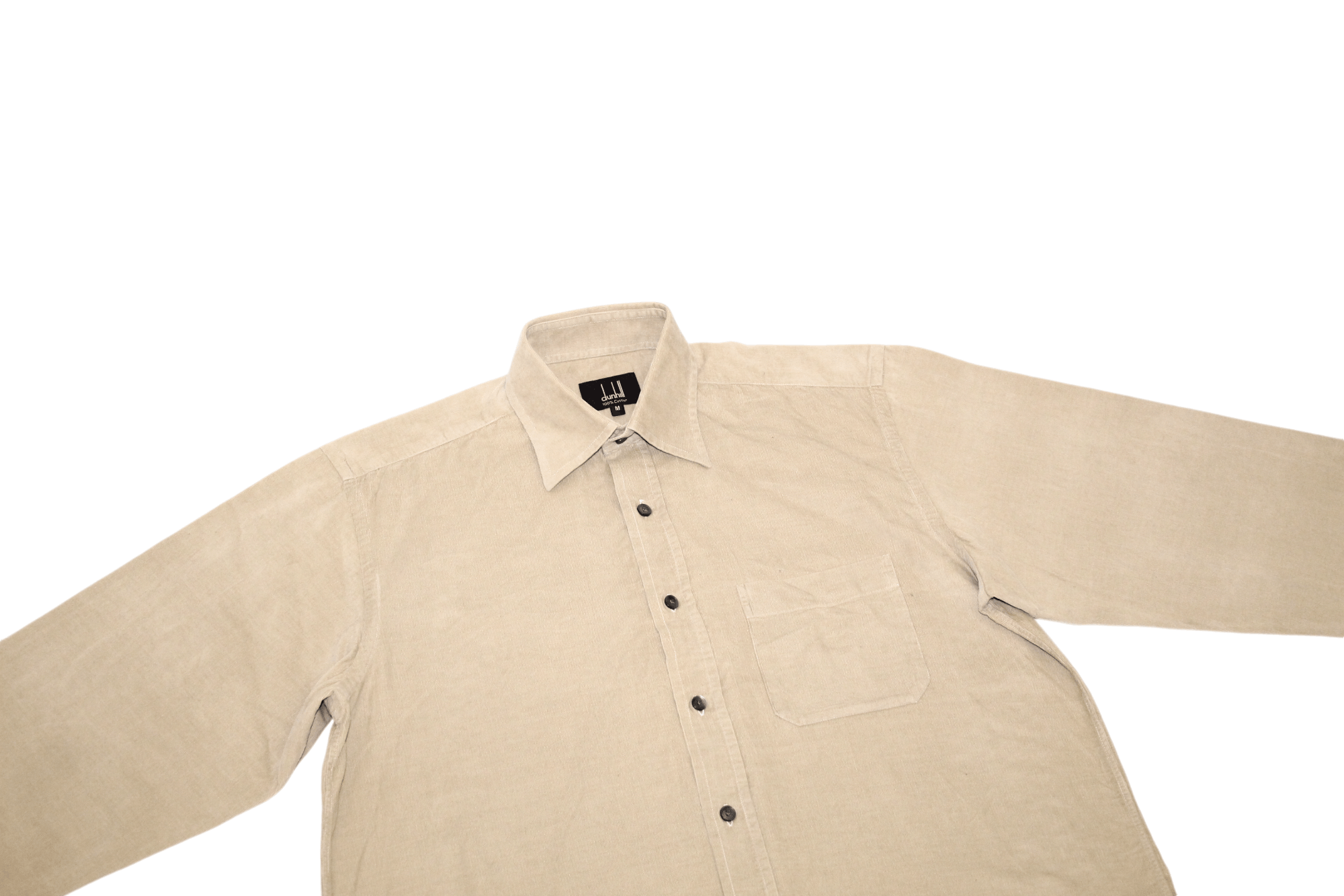 Alfred Dunhill Dunhill Custom Fit Camel Velvet Cotton Casual Shirt Size US M / EU 48-50 / 2 - 3 Thumbnail