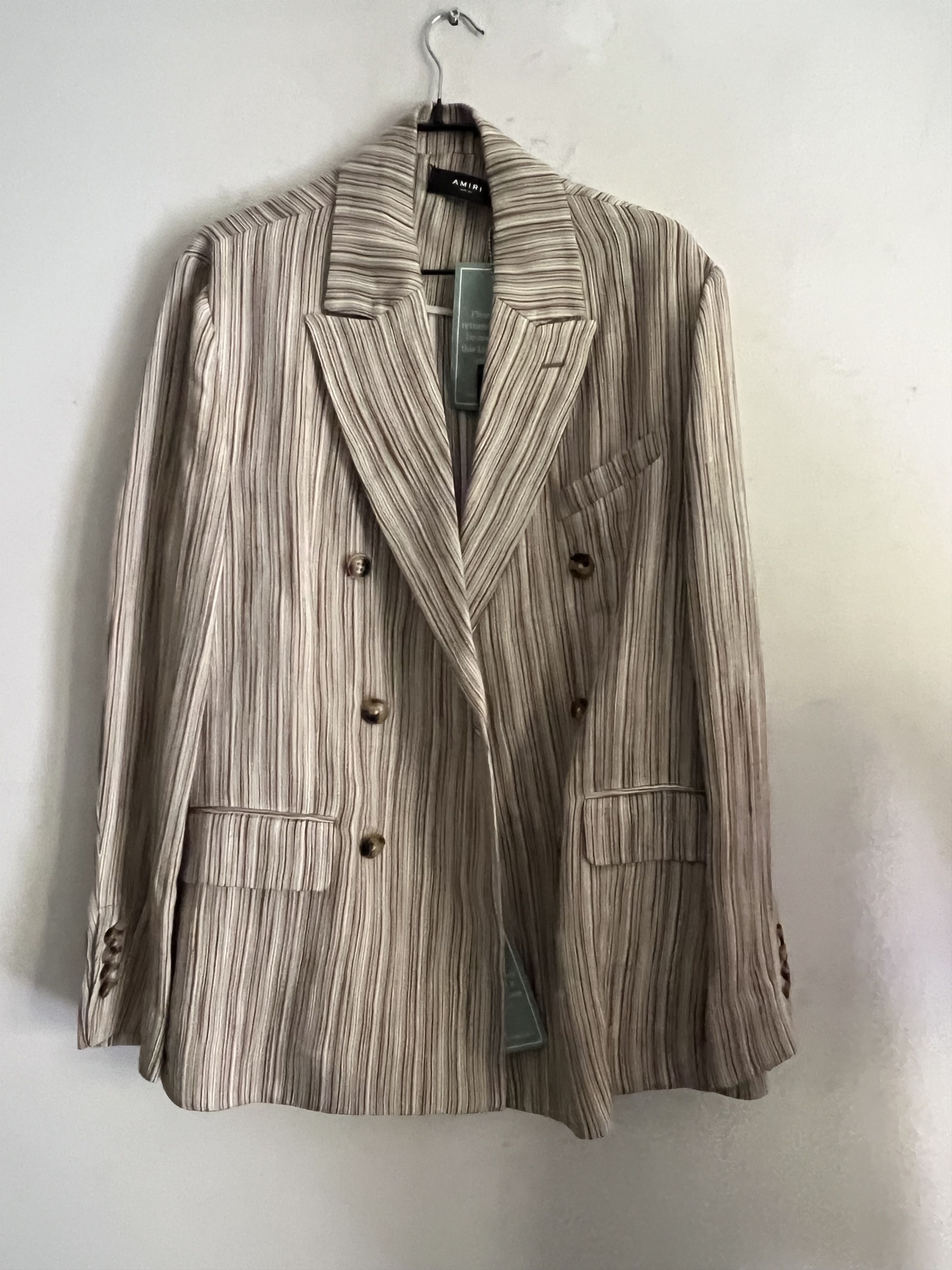 Amiri Stripped Suite or Single Size 44R - 12 Thumbnail