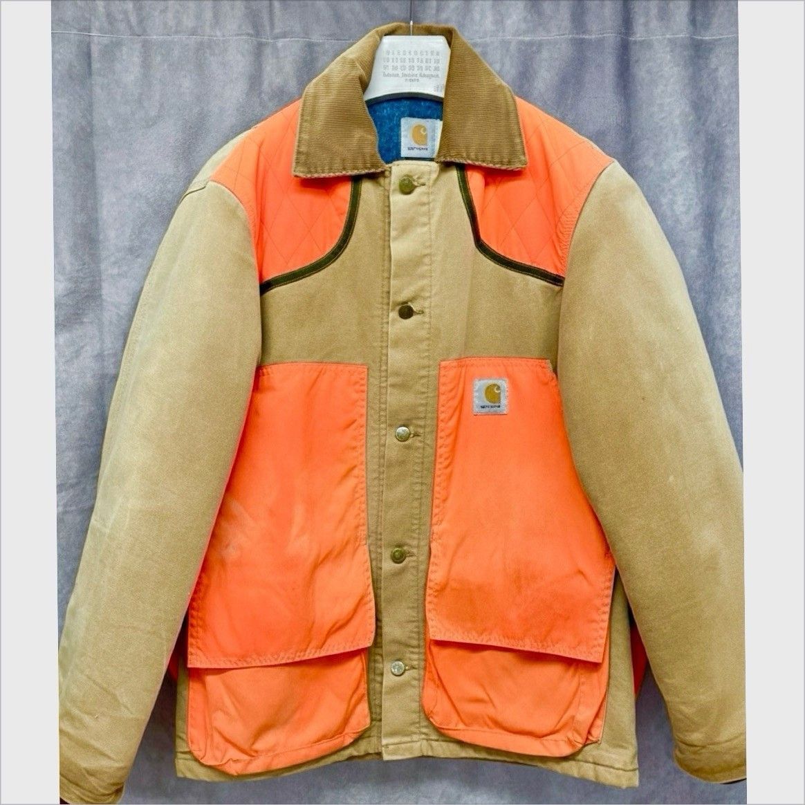 Carhartt Vintage Carhartt CB250 Blanket Lined Hunting Coat Blaze Oran Size US M / EU 48-50 / 2 - 1 Thumbnail