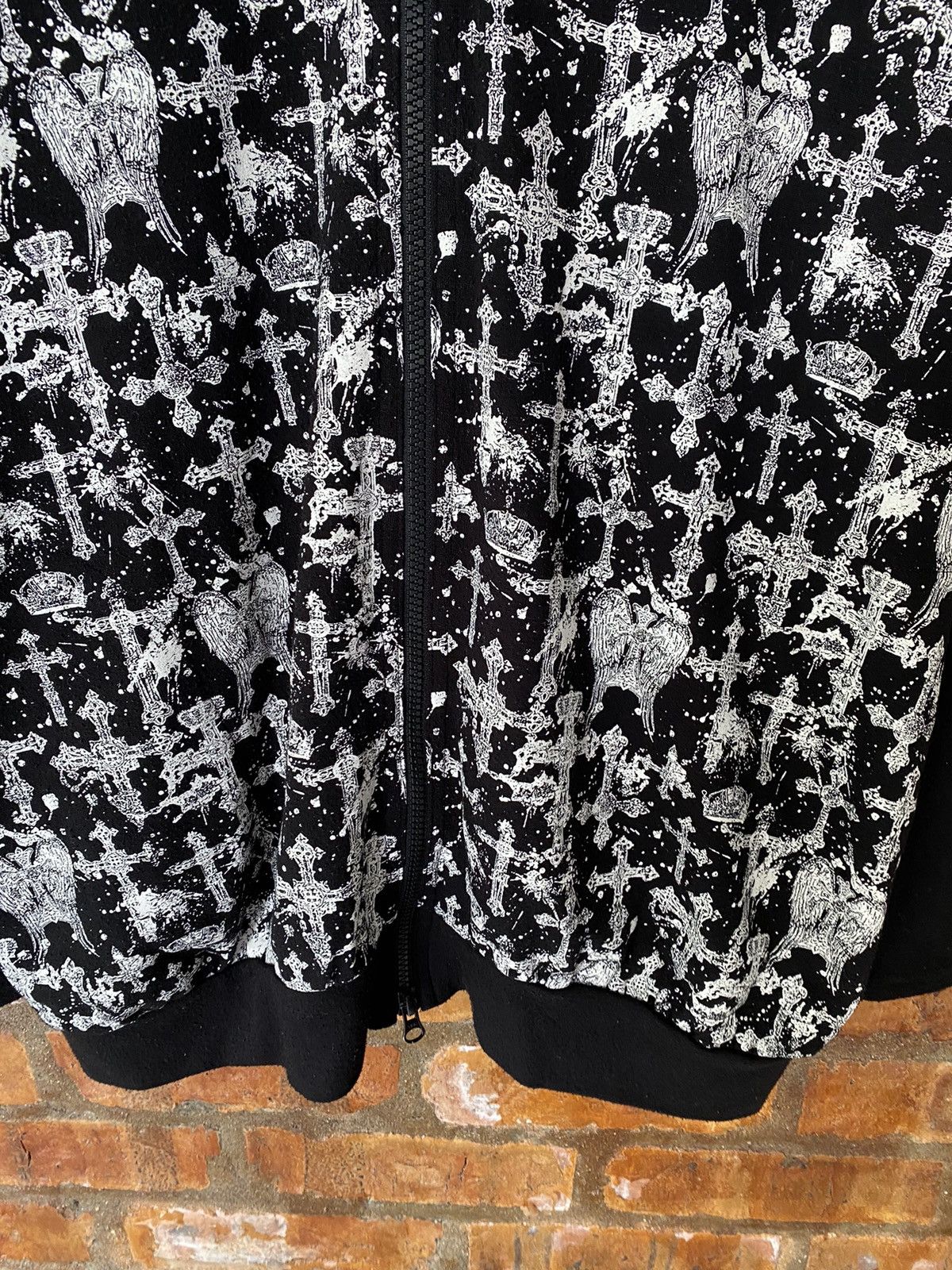 Japanese Brand ALGONQUINS Japan all cross logo knit Vkei Size L / US 10 / IT 46 - 7 Thumbnail