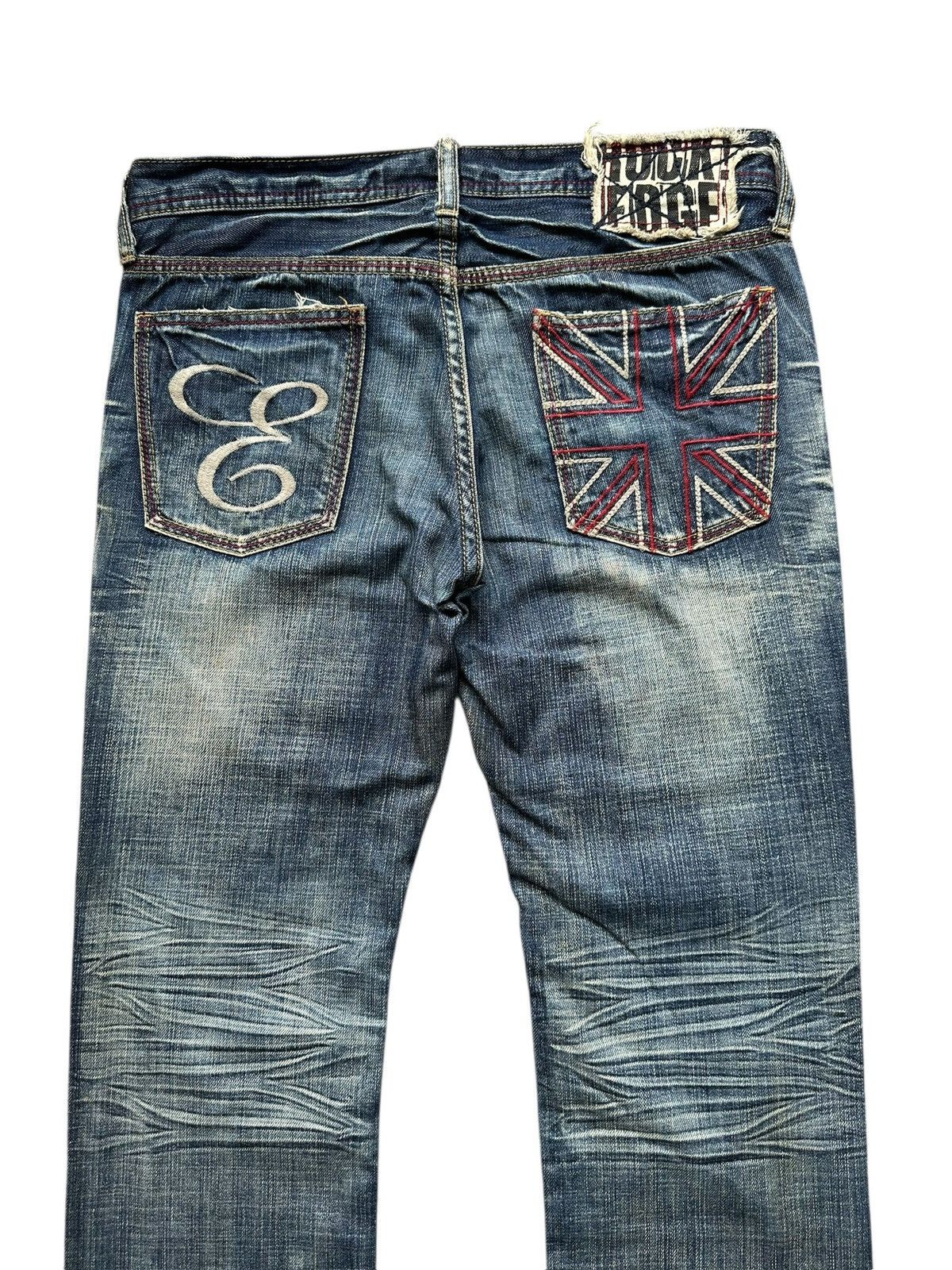 5351 POUR LES HOMMES SS2009 Edge Rupert ''Rockstar Edge '' distressed boro denim Size US 32 / EU 48 - 6 Thumbnail
