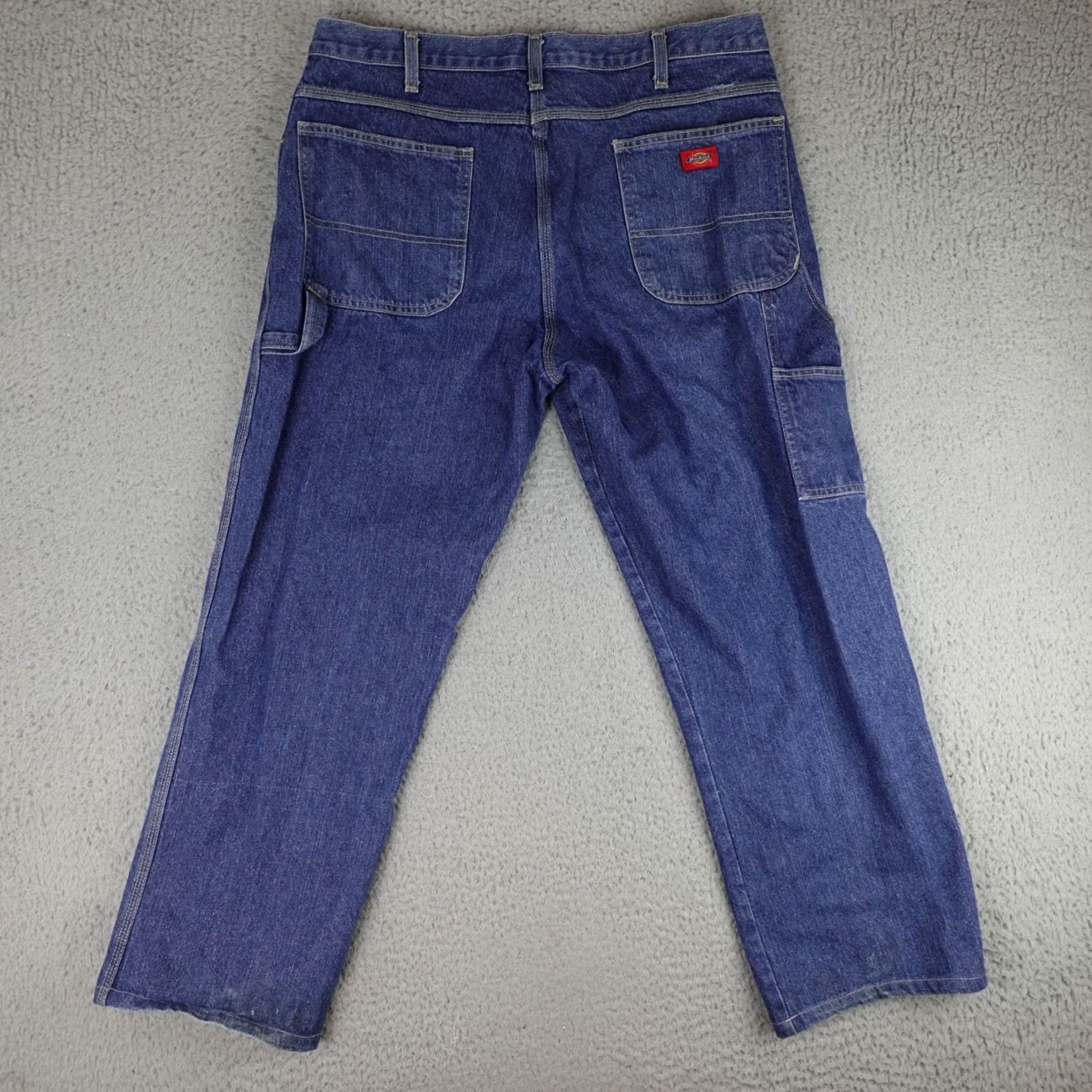 Dickies VINTAGE Dickies Jeans Mens 38 Blue 38x32 Denim Carpenter Dark Wash Work Wear Size US 38 / EU 54 - 2 Thumbnail