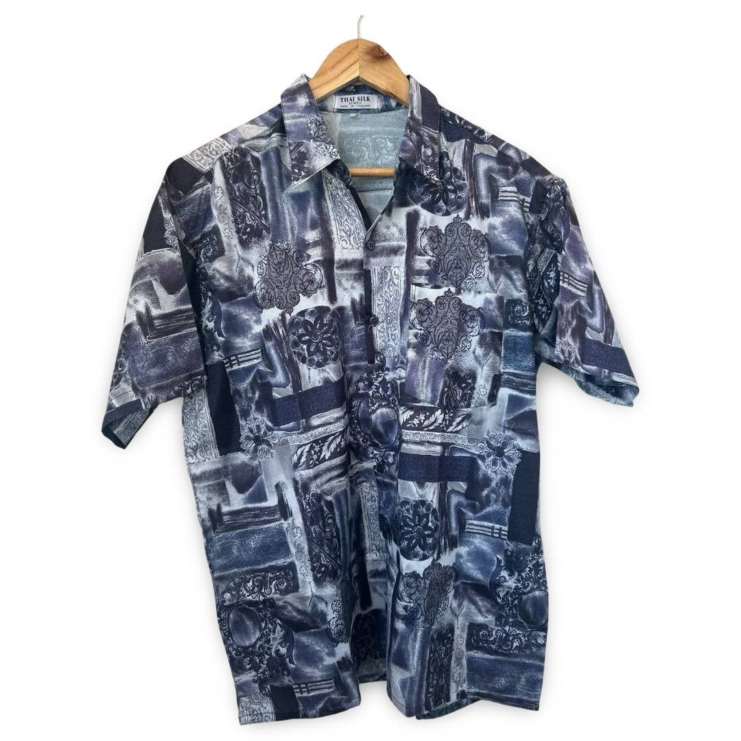 Vintage Thai Silk shirt #456 Size US M / EU 48-50 / 2 - 1 Preview
