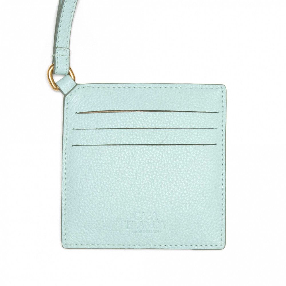 Casablanca o1mle1224 Size : OS/Diamond Card Holder Wallet Mint Green Size ONE SIZE - 2 Thumbnail