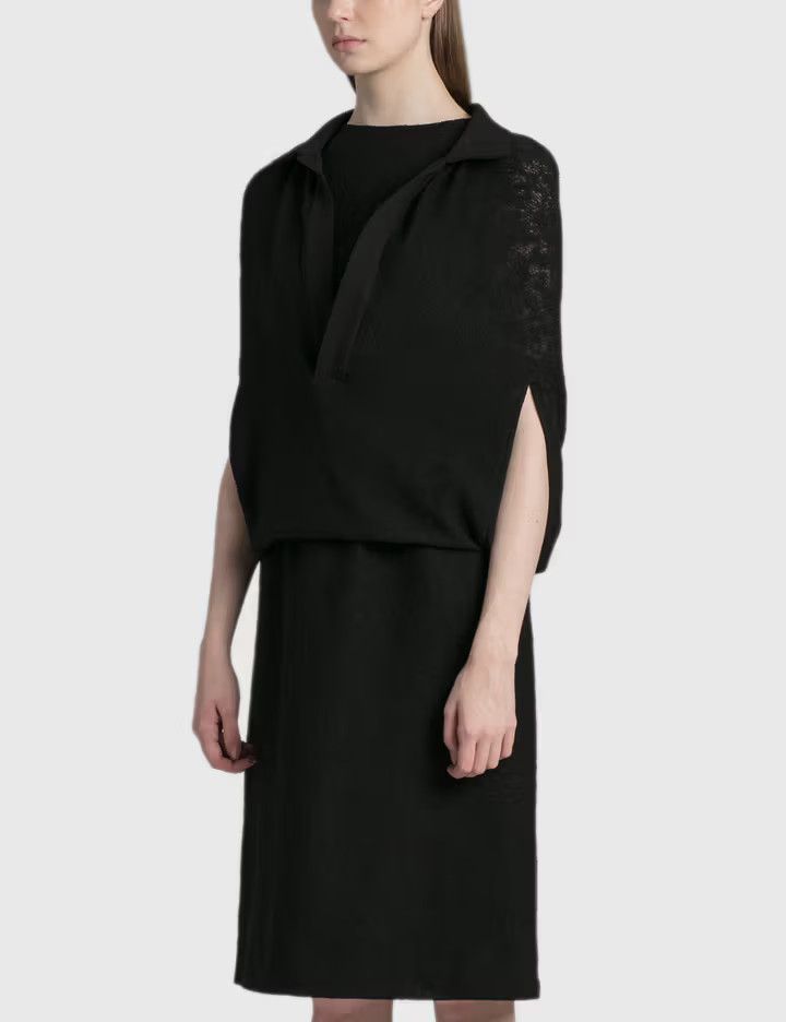 Maison Margiela o1y0625 Midi Dress in Black Size S / US 4 / IT 40 - 2 Thumbnail