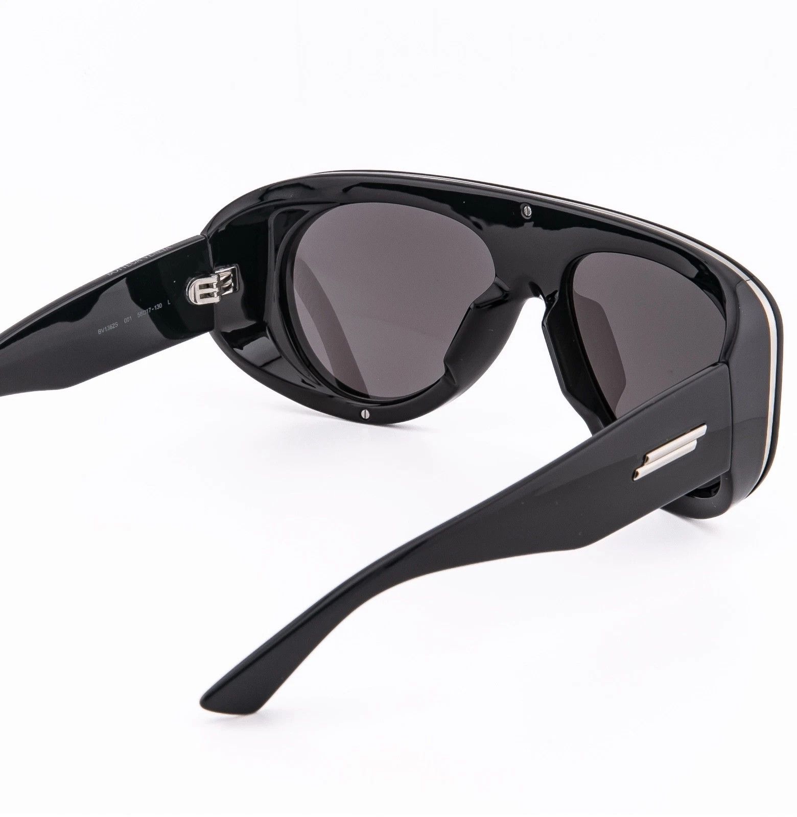 Bottega Veneta BOTTEGA VENETA 1362 BV1362S SCUDO Black Ribbon Unisex 001 Size ONE SIZE - 2 Thumbnail