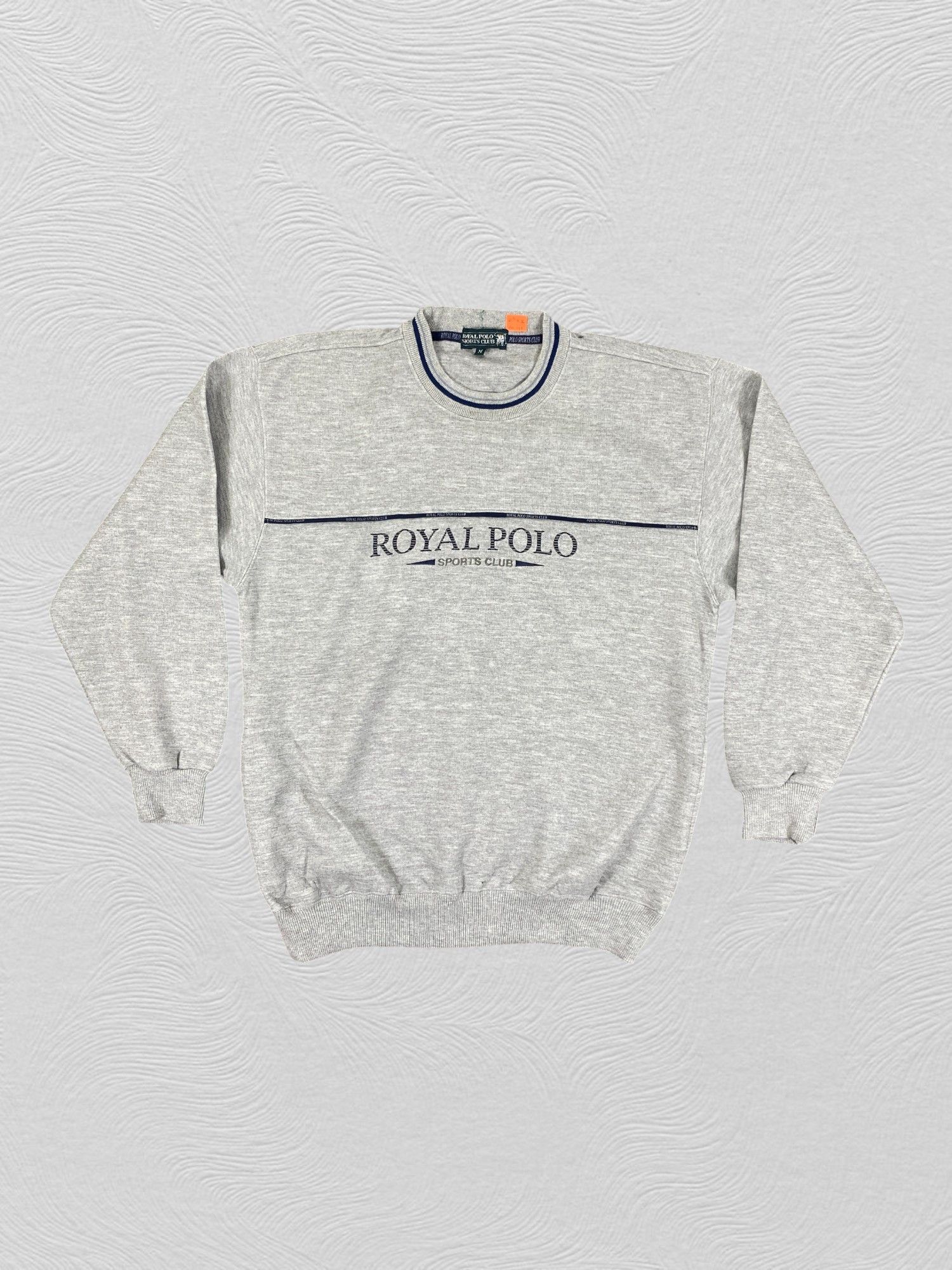 Japanese Brand Vintage Royal Polo Gray Sweatshirt -SW147 Size US M / EU 48-50 / 2 - 1 Thumbnail