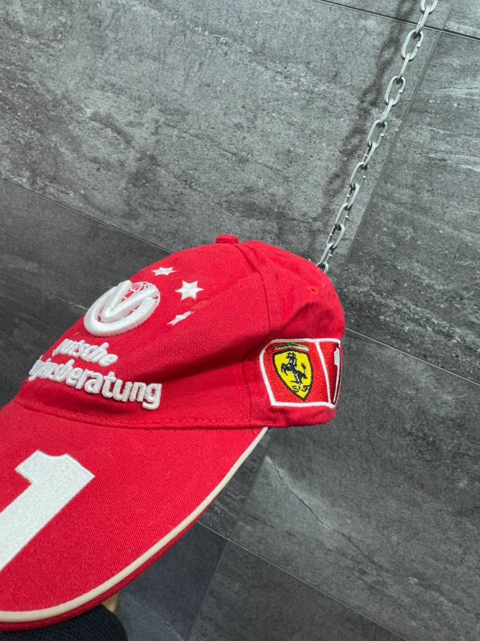 Vintage Ferrari F1 Michael Schumacher Deutsche 2003 Vintage Cap Size ONE SIZE - 8 Thumbnail