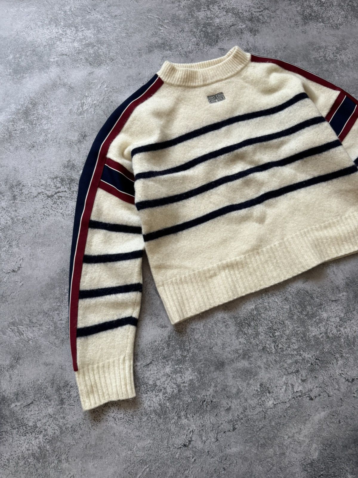 Sandro Sandro Paris Saylor Striped Sweater Wool Size M / US 6-8 / IT 42-44 - 4 Thumbnail