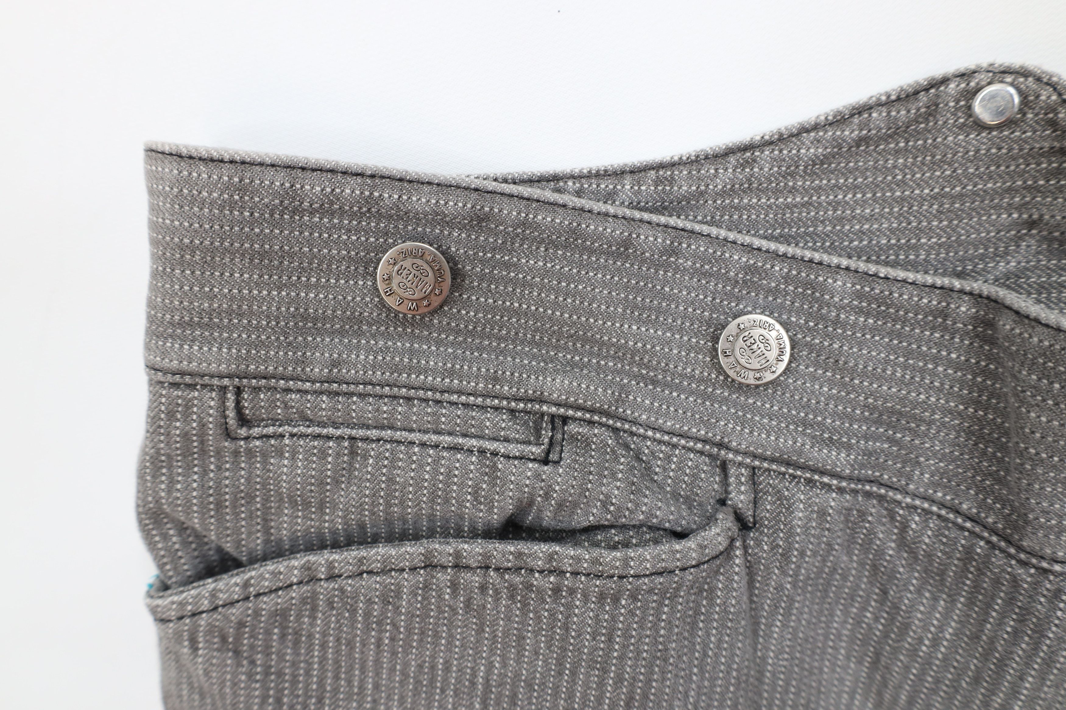 Vintage Vintage 90s Button Fly Buckle Back Wide Leg Jeans USA Size US 40 / EU 56 - 6 Thumbnail