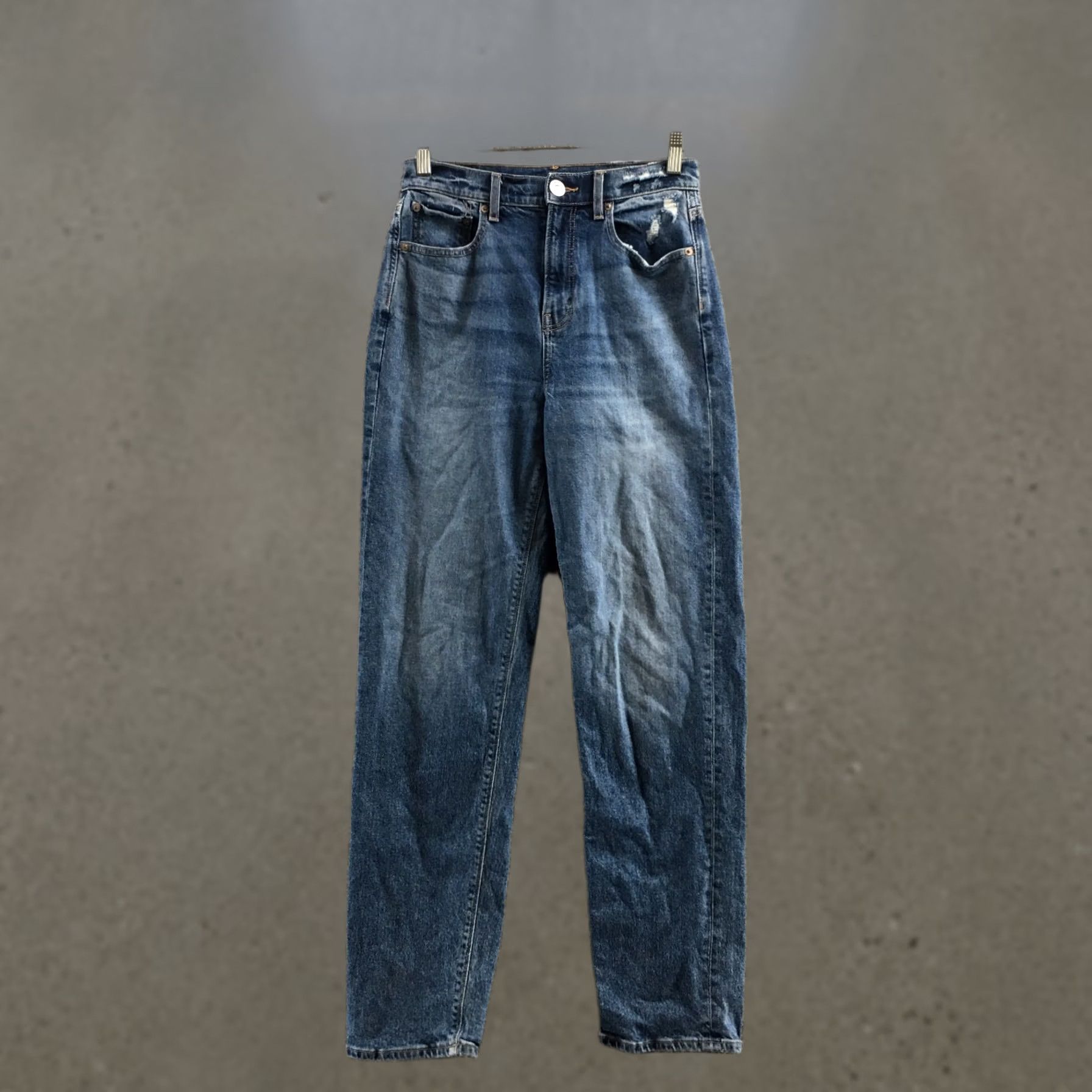 American Eagle Outfitters American Eagle Outfitters Jeans Womens 2 Long Blue Straight 27x28.5 Denim Stretch 5-Pocket Regular Modern Rise Medium Wash Blue Womens Jeans Size 26" / US 2 / IT 38 - 1 Thumbnail