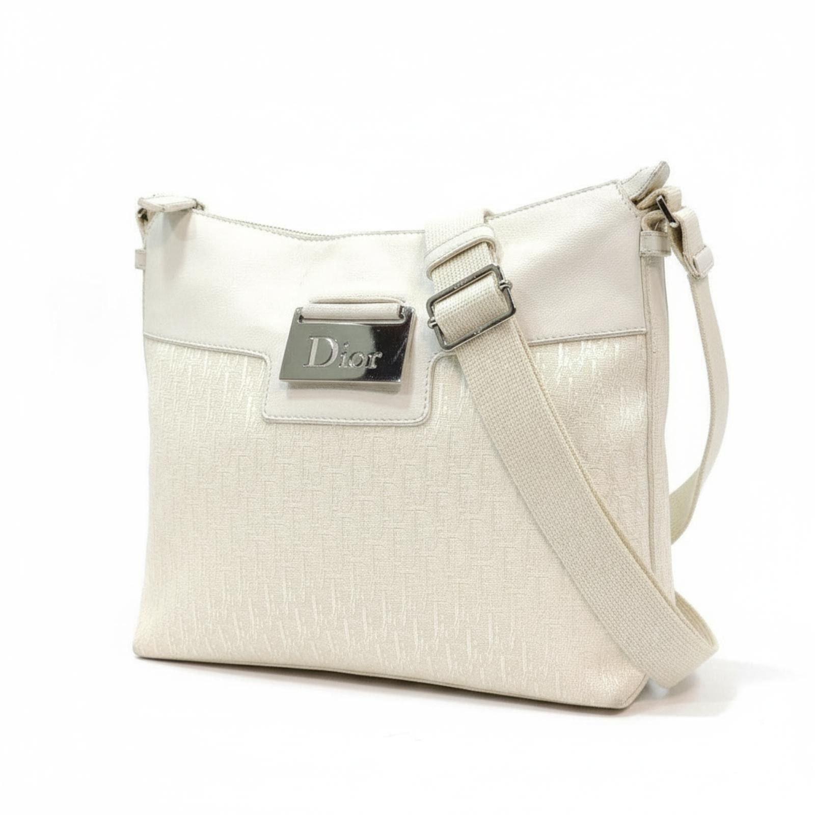 Dior Dior - White Shoulder Bag Size ONE SIZE - 1 Thumbnail