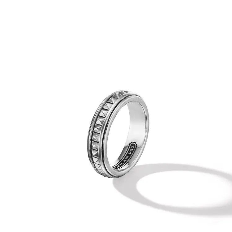 David Yurman o1w1db11025 R25481M /Size 7 /Rings in Silver Size ONE SIZE - 2 Thumbnail