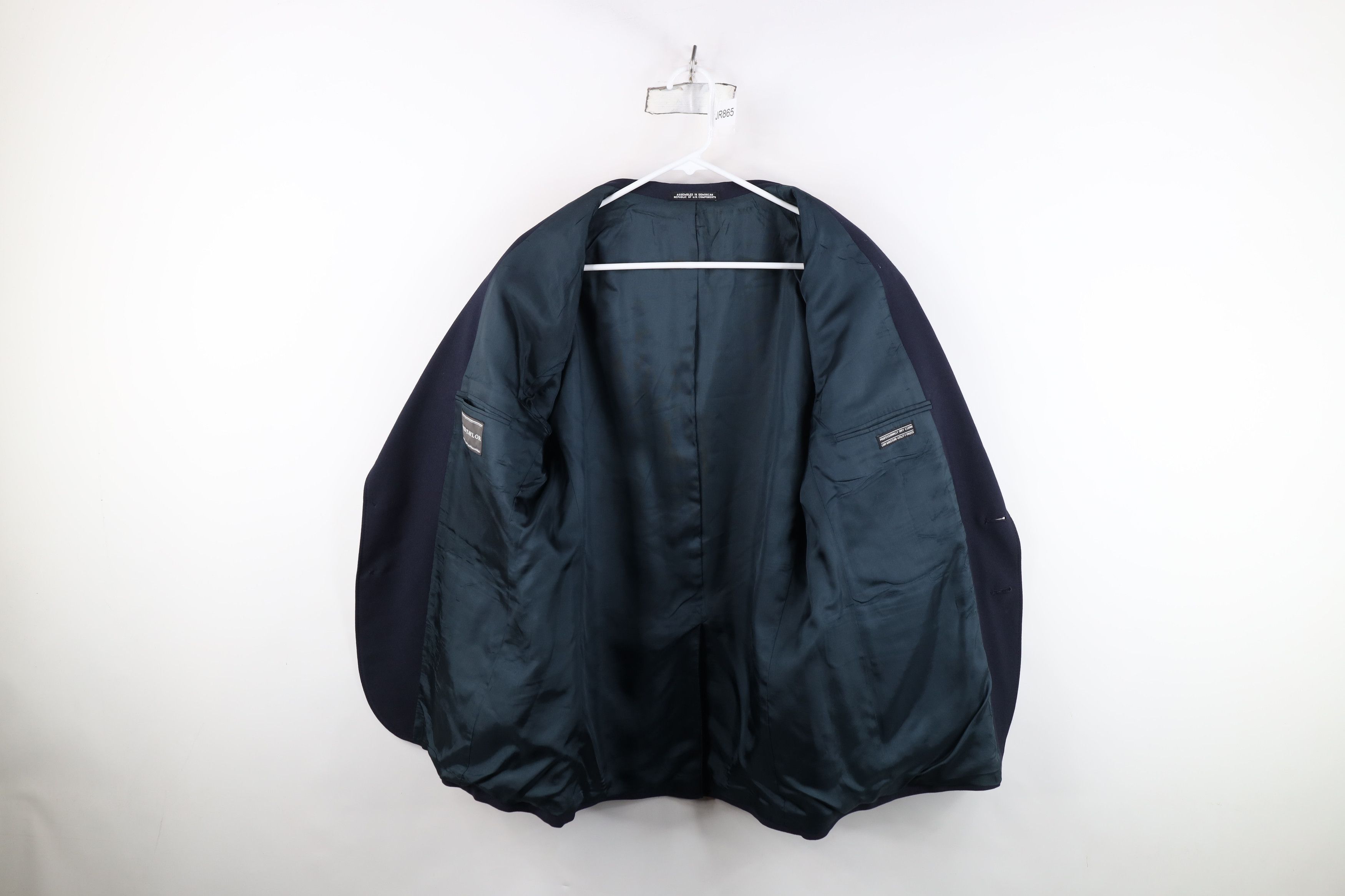 Vintage Vintage 90s Streetwear Suit Coat Blazer Jacket Navy Blue Size US XXL / EU 58 / 5 - 9 Thumbnail