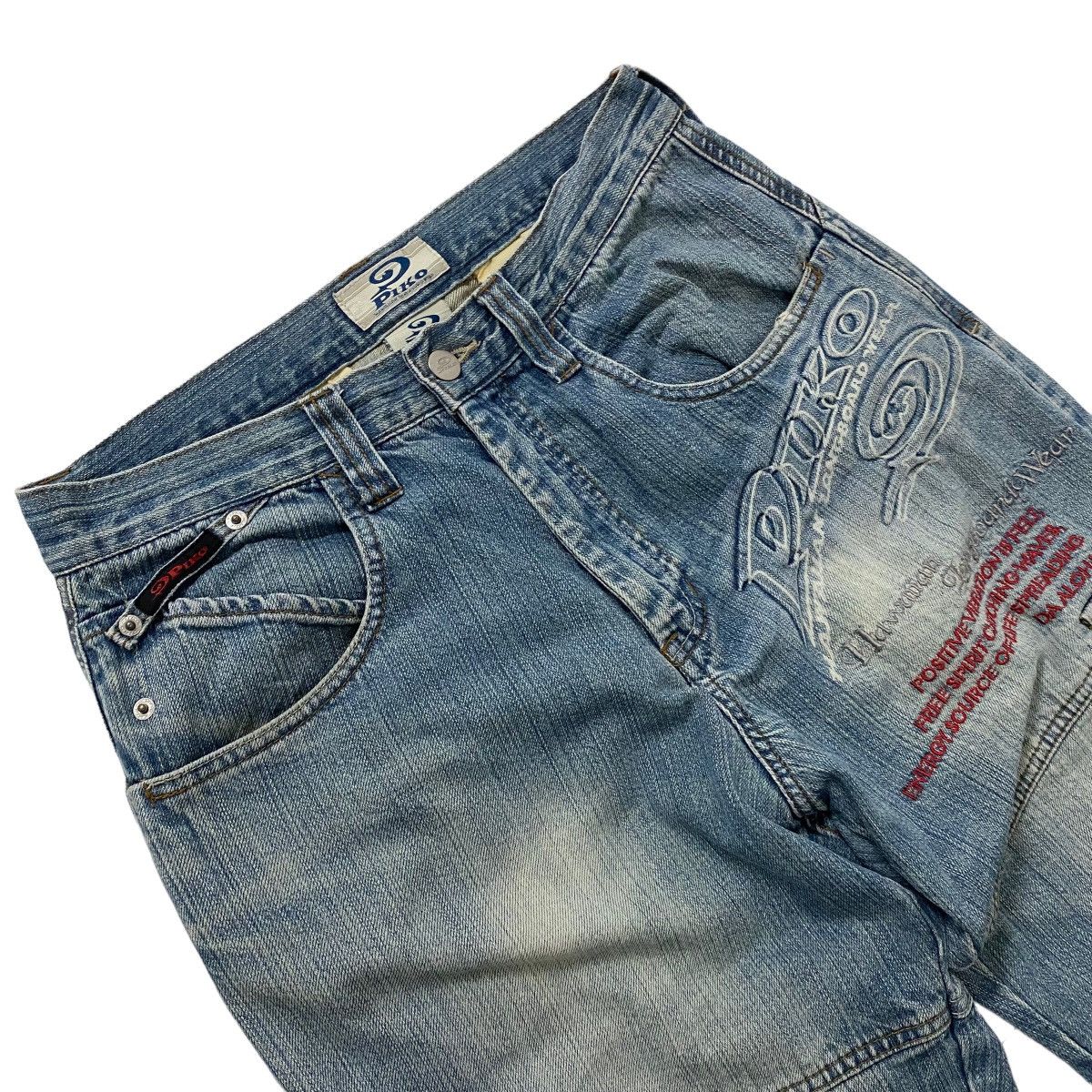 Vintage ☀️Hawaiian longboard wear Piko loose cargo jeans Size US 30 / EU 46 - 4 Thumbnail
