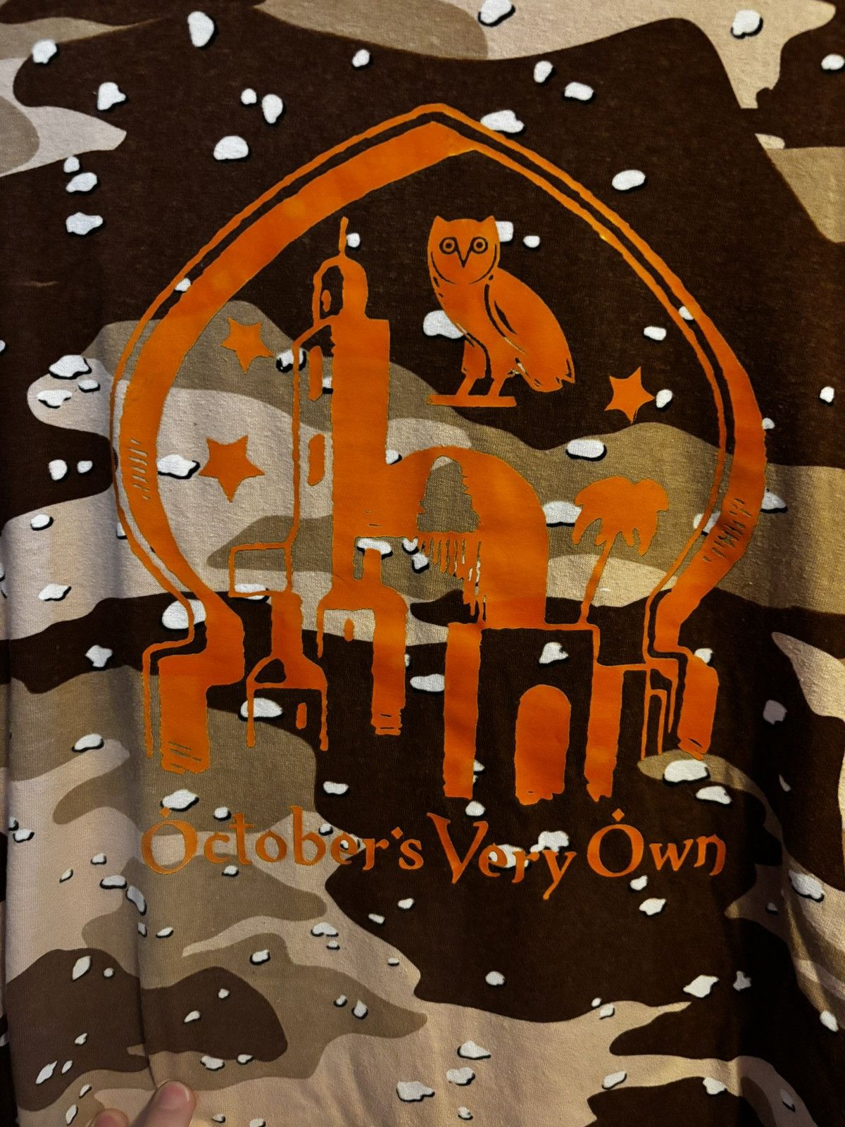 October's Very Own OVO Starlight Owl T-Shirt (Desert Camo) Size US XXL / EU 58 / 5 - 2 Thumbnail