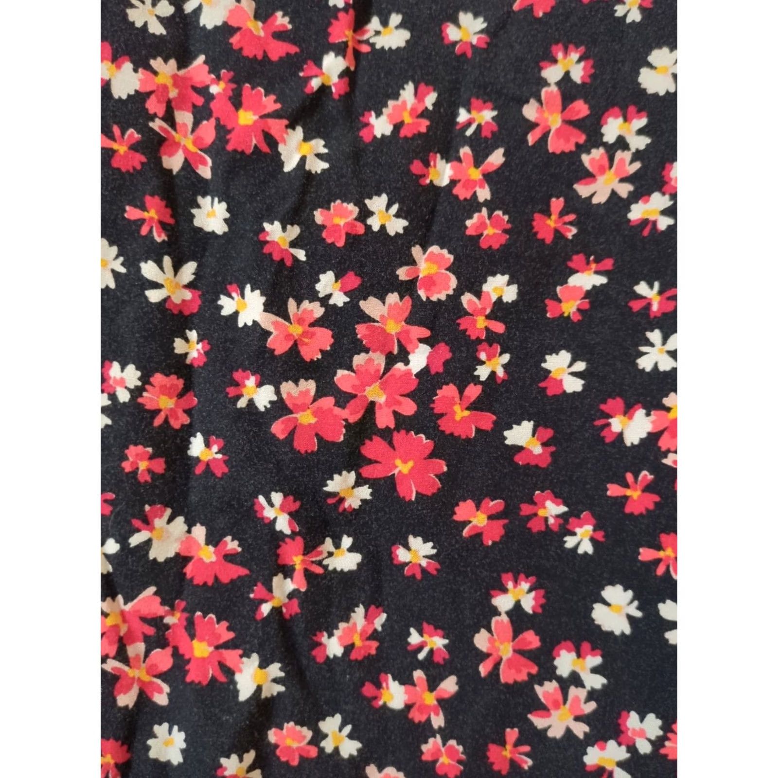 Gap GAP Dress Floral Mini Women's Size M Black Pockets Short Fall Spring Summer Casual Party/Wedding Women Size M / US 6-8 / IT 42-44 - 5 Thumbnail