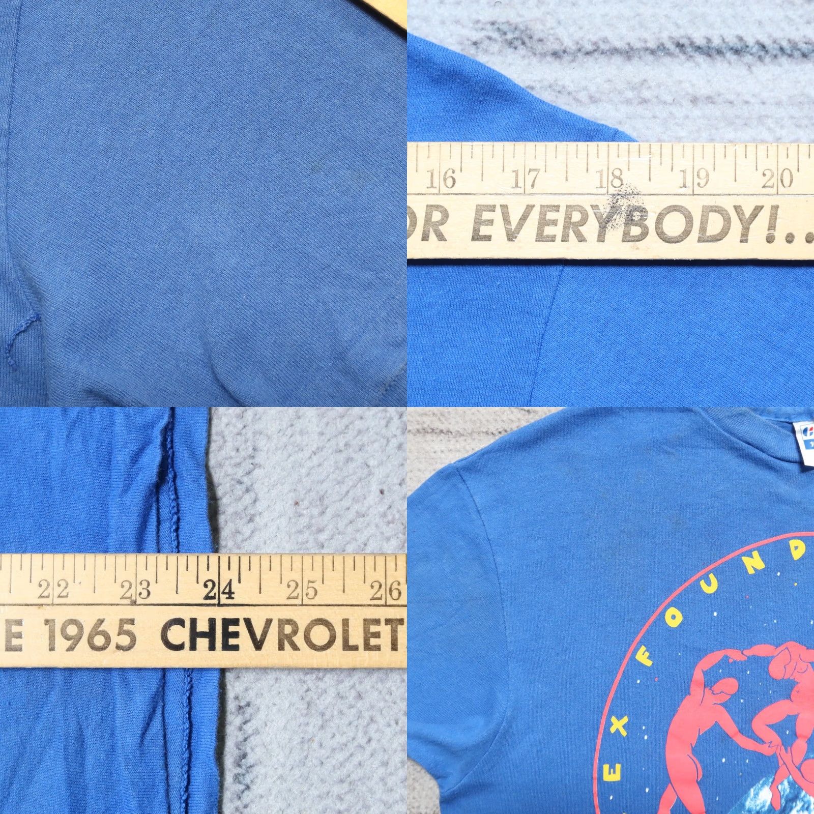 Hanes Vintage Grateful Dead Rex Foundation Shirt L Mens Blue Size US L / EU 52-54 / 3 - 9 Thumbnail