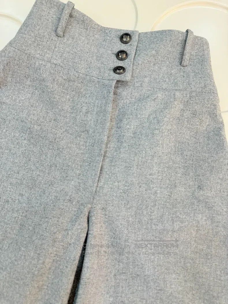 Chanel Chanel Pearl wool casual pants Size 42" / US 20 - 4 Thumbnail