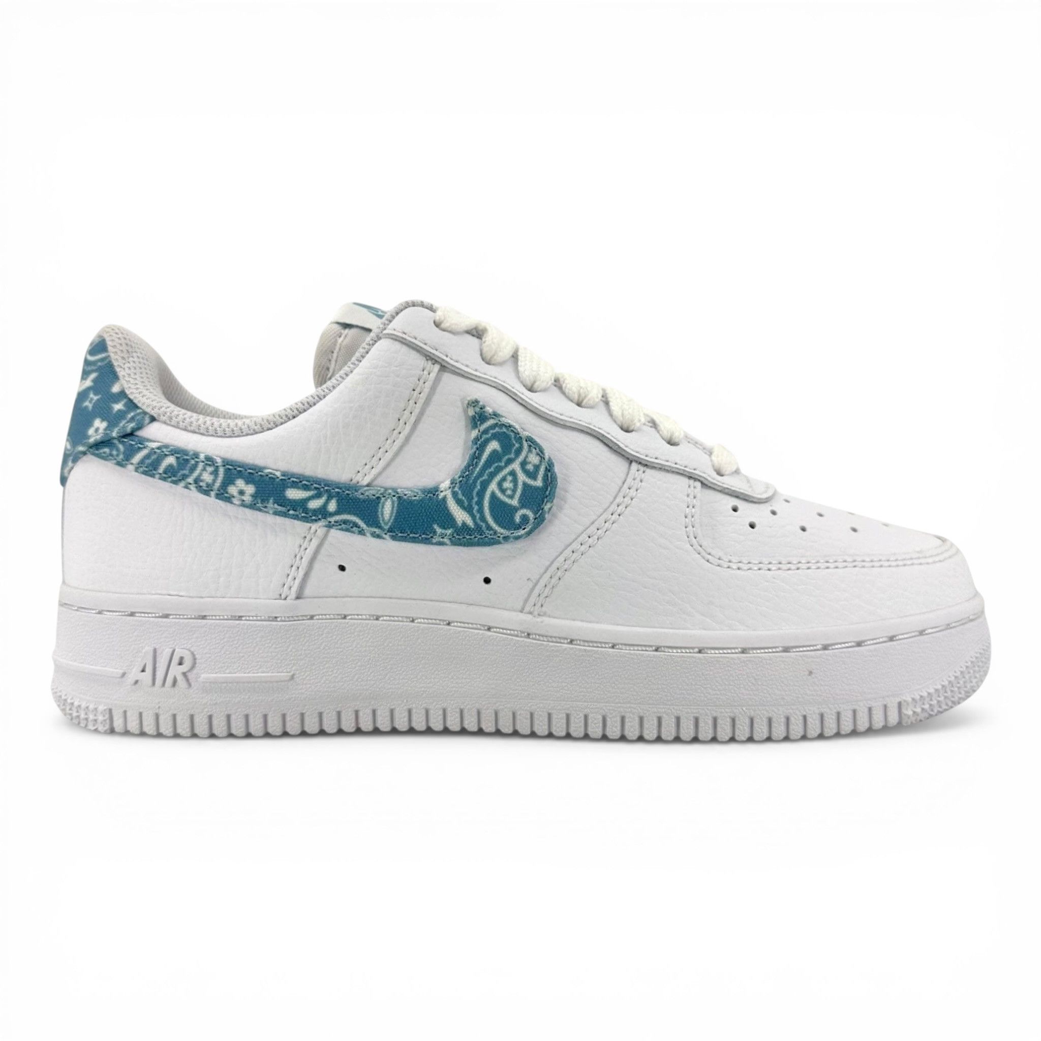 Nike Air Force 1 Low '07 Essential White Worn Blue Paisley (W) Size US 6.5 / IT 36.5 - 1 Thumbnail
