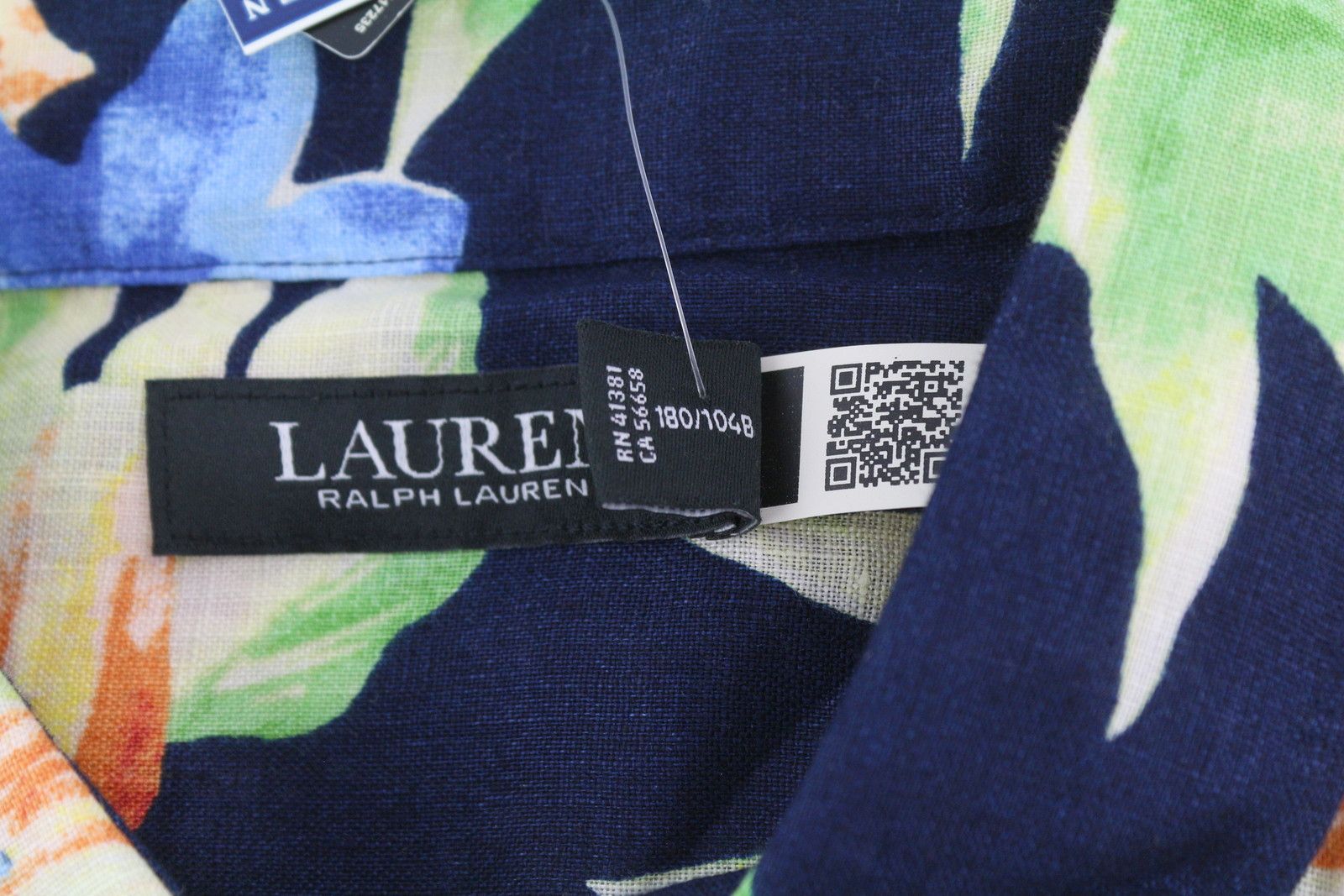 Lauren Ralph Lauren 2XL Linen Floral Buttoned Shirt 84700 Size XXL / US 16-18 / IT 52-54 - 8 Thumbnail