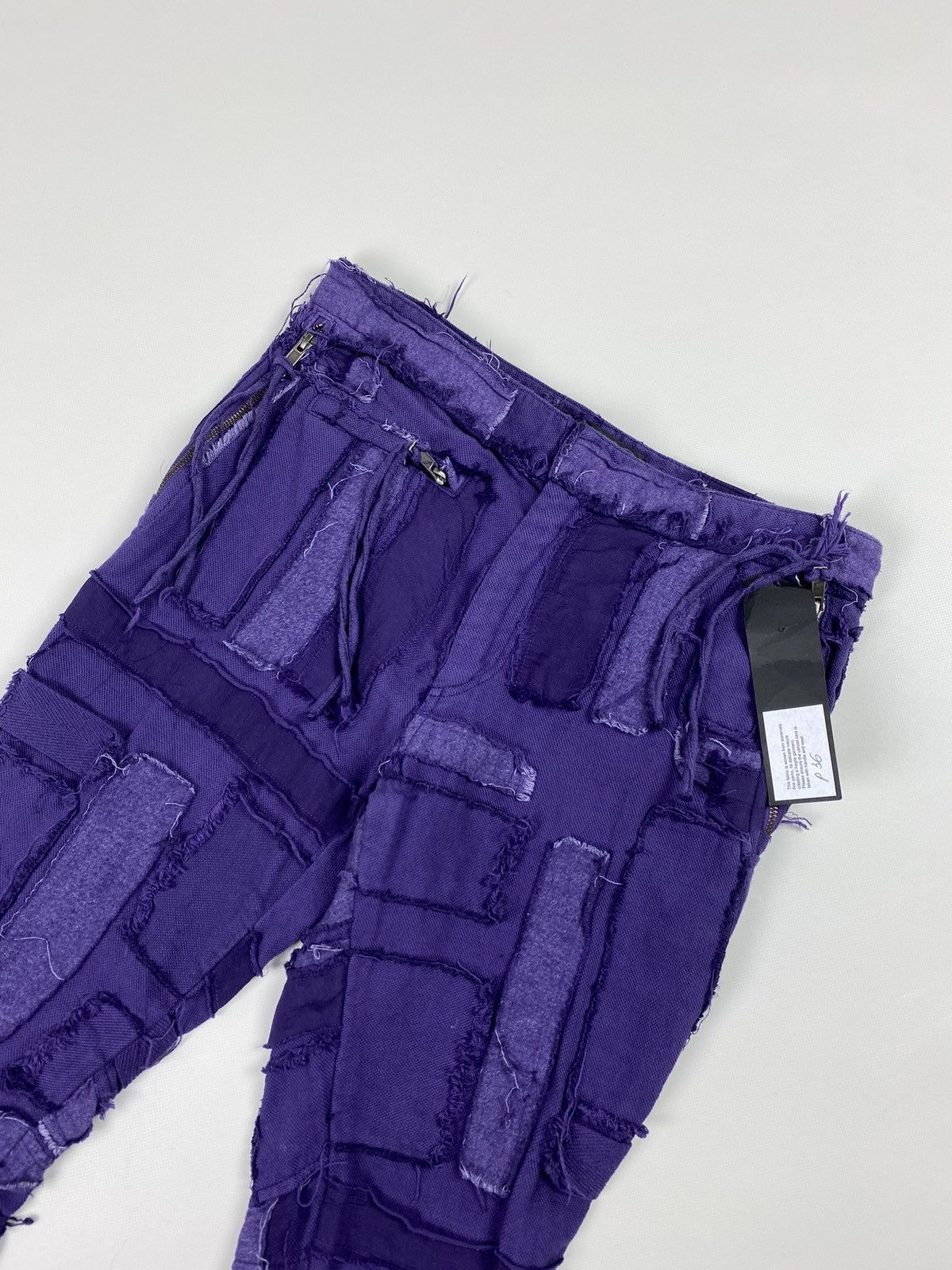 Haider Ackermann BNWT! Haider Ackermann ladies patchwork cropped pants Size 25" / US 0 / IT 36 - 4 Thumbnail
