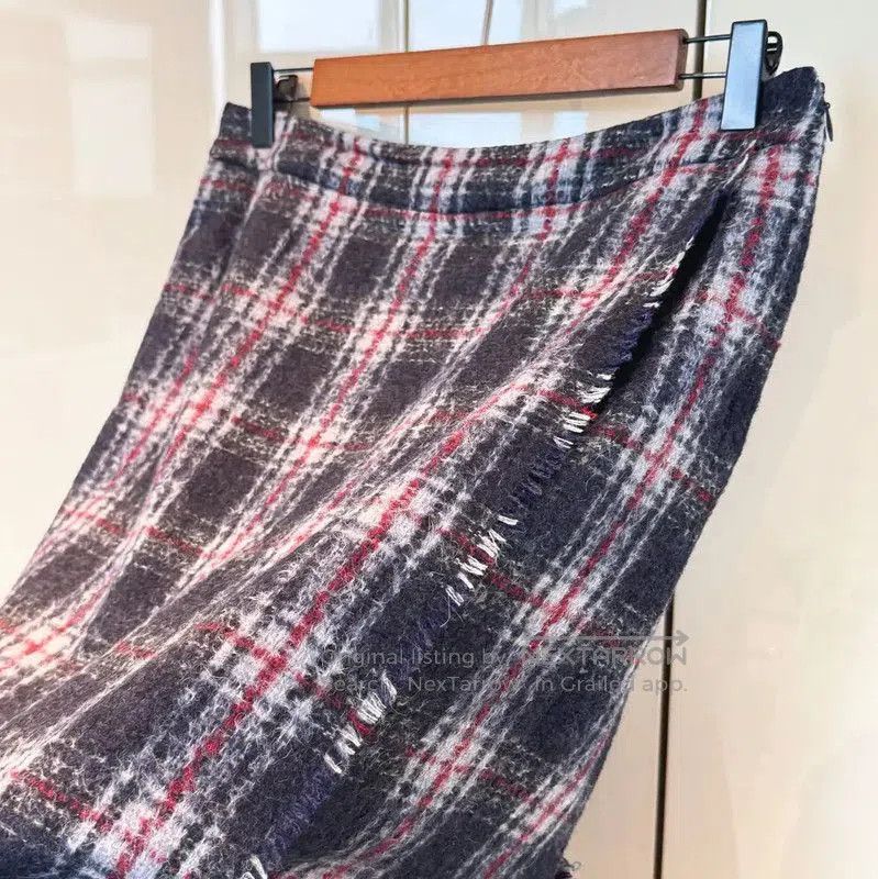 Max Mara MaxMara Colorful Wool Midi Skirt . Size 23" - 4 Thumbnail