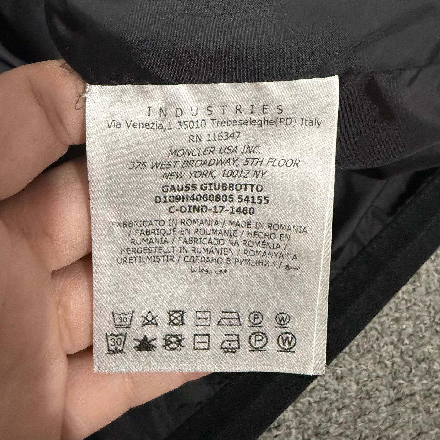 Moncler Moncler Black Reflective 3 99 New Jacket Size US L / EU 52-54 / 3 - 4 Thumbnail