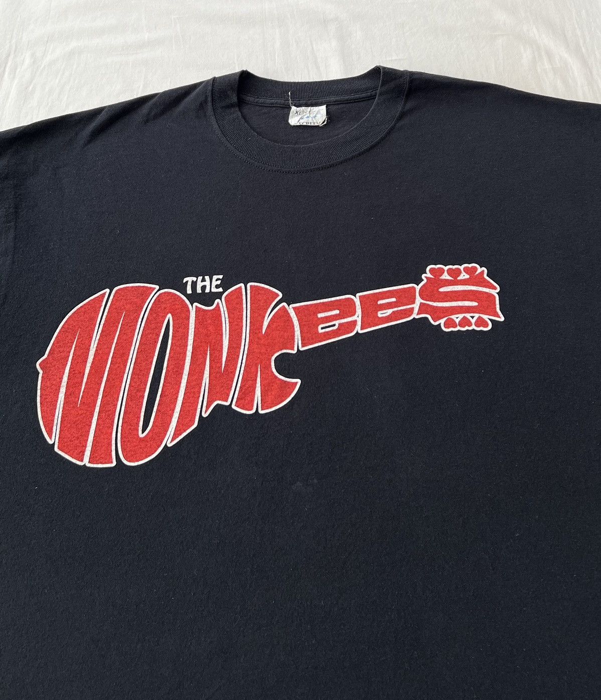 Band Tees Vintage 90s The Monkees Pop Rock Quartet Black T-shirt Size US XL / EU 56 / 4 - 5 Thumbnail