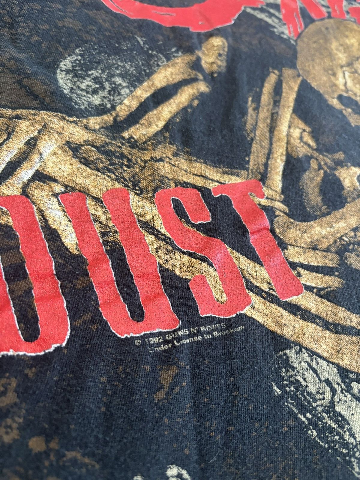 Vintage VINTAGE 90s GUNS N ROSES AOP Size US XL / EU 56 / 4 - 6 Thumbnail