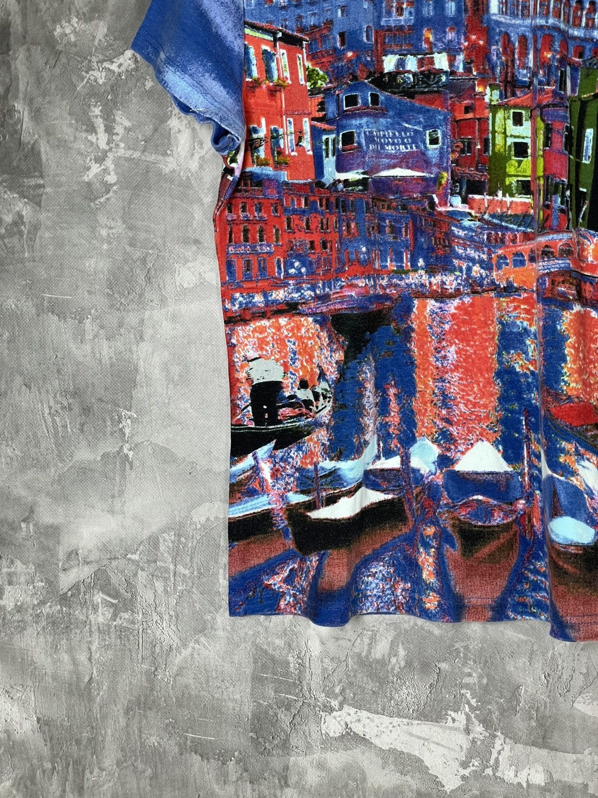 Japanese Brand Avant Garde Y2K Art Rare Multicolour Sweater Short Sleeve Size M / US 6-8 / IT 42-44 - 5 Thumbnail