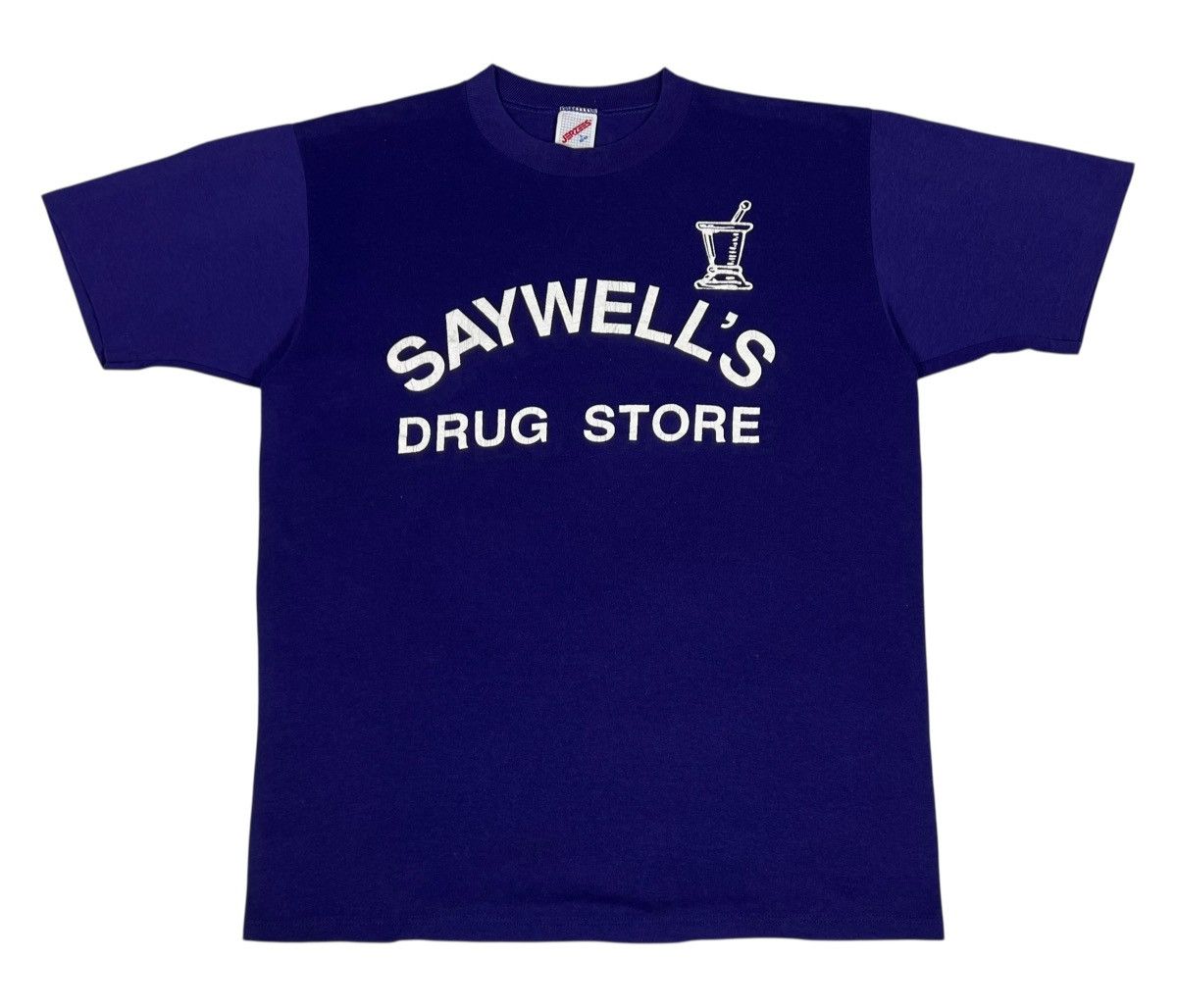 Vintage 1980s Vintage SAYWELL’S DRUG STORE Sports Day Tee Size US L / EU 52-54 / 3 - 1 Thumbnail