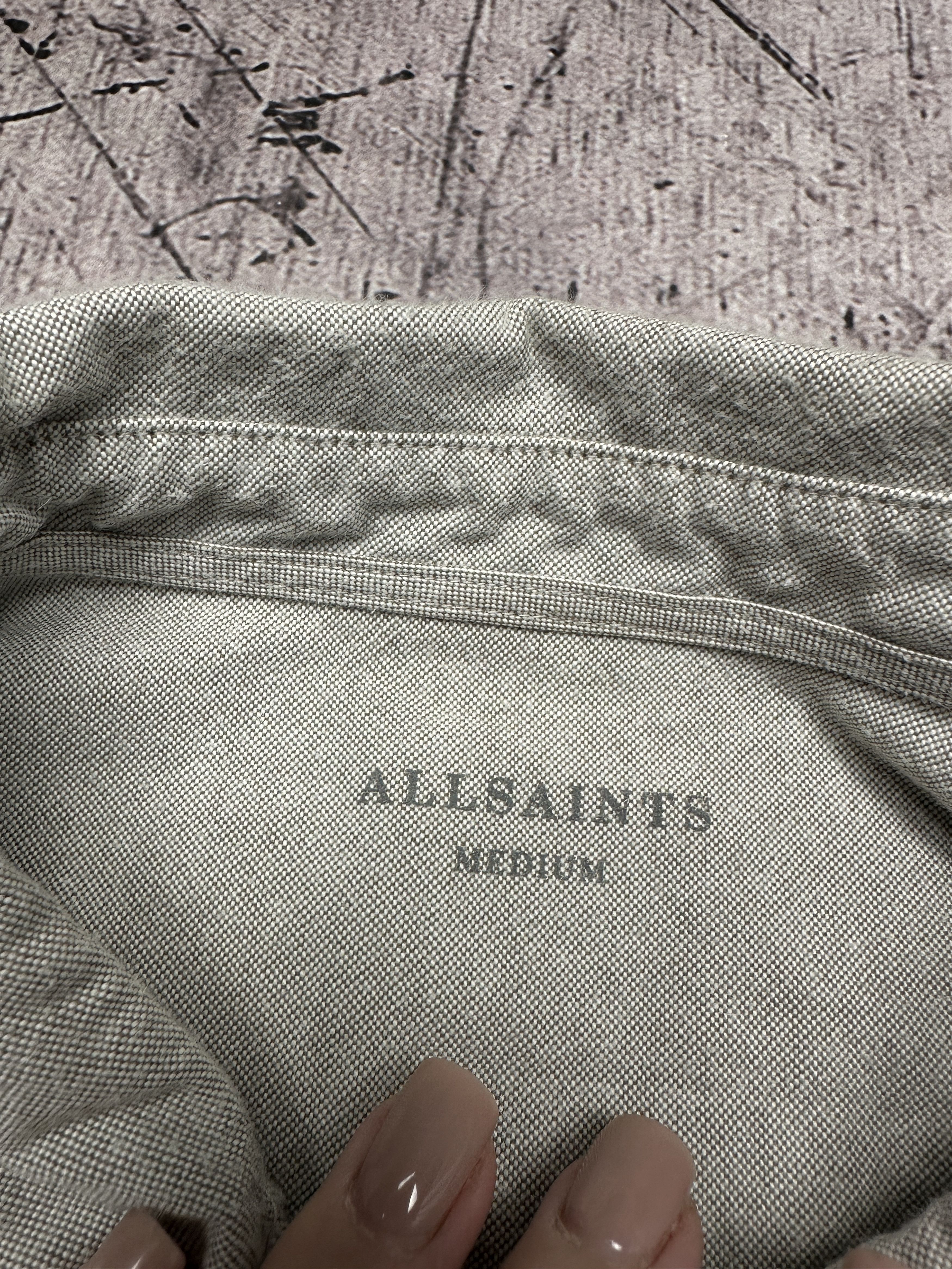 Allsaints Allsaints Vintage Mens Hungtingdon Long Sleeve Shirt Size US M / EU 48-50 / 2 - 4 Thumbnail