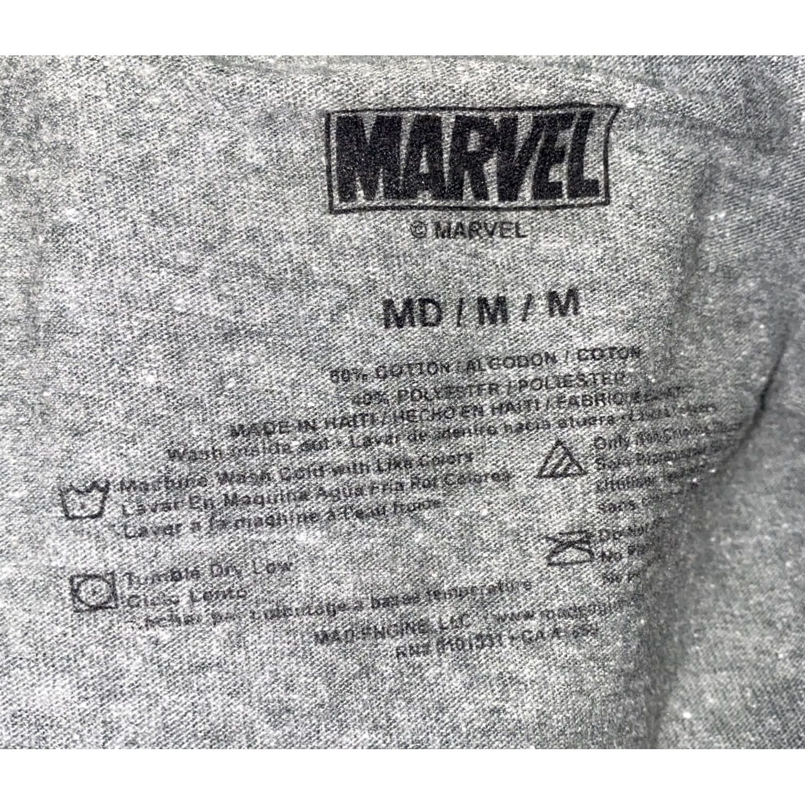 Vintage Marvel Avengers Shirt Mens M Gray Short Sleeve Superhero T-Shirt Size US M / EU 48-50 / 2 - 4 Thumbnail