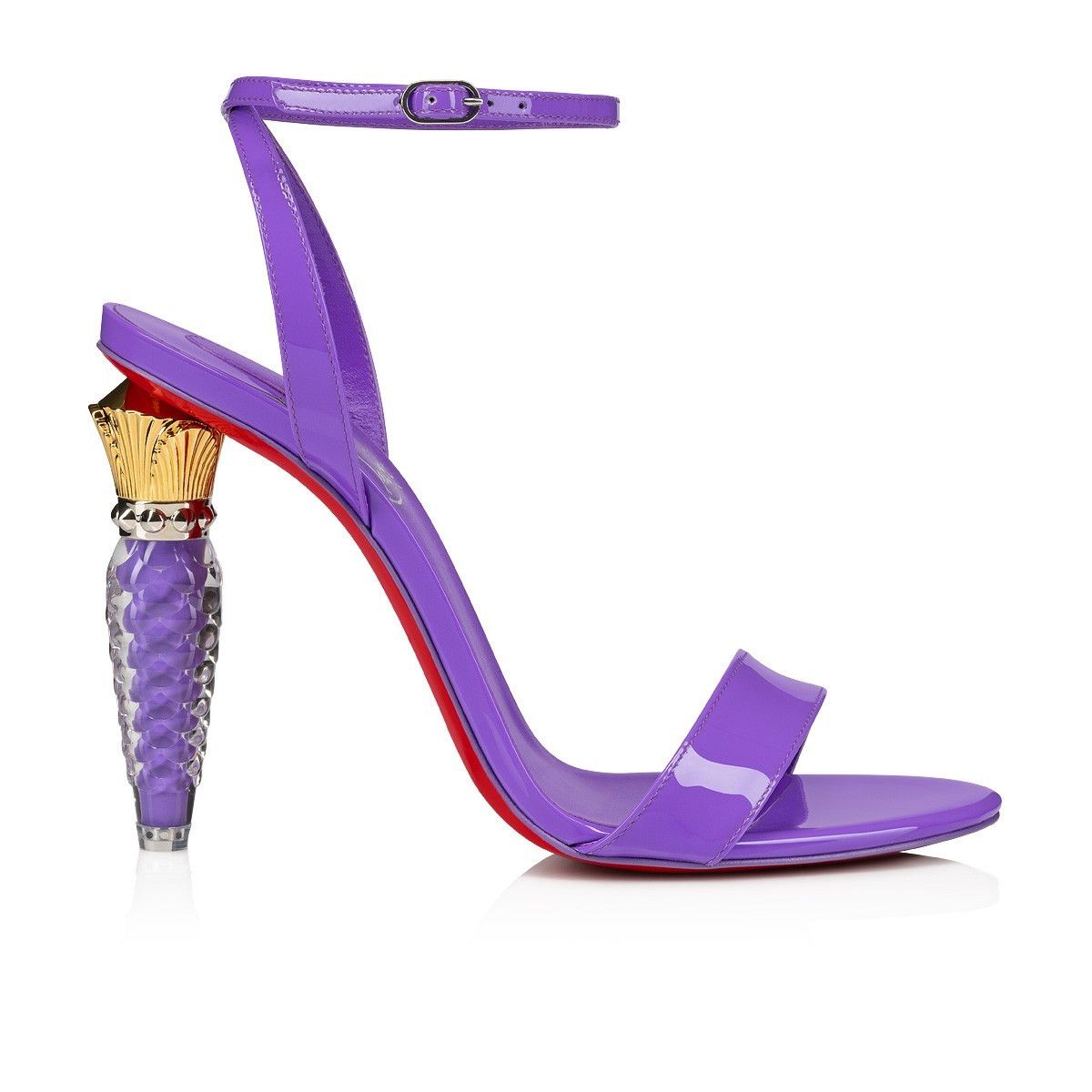 Christian Louboutin o1s1wg111224 Lipgloss Queen in Purple Size US 7 / IT 37 - 2 Thumbnail
