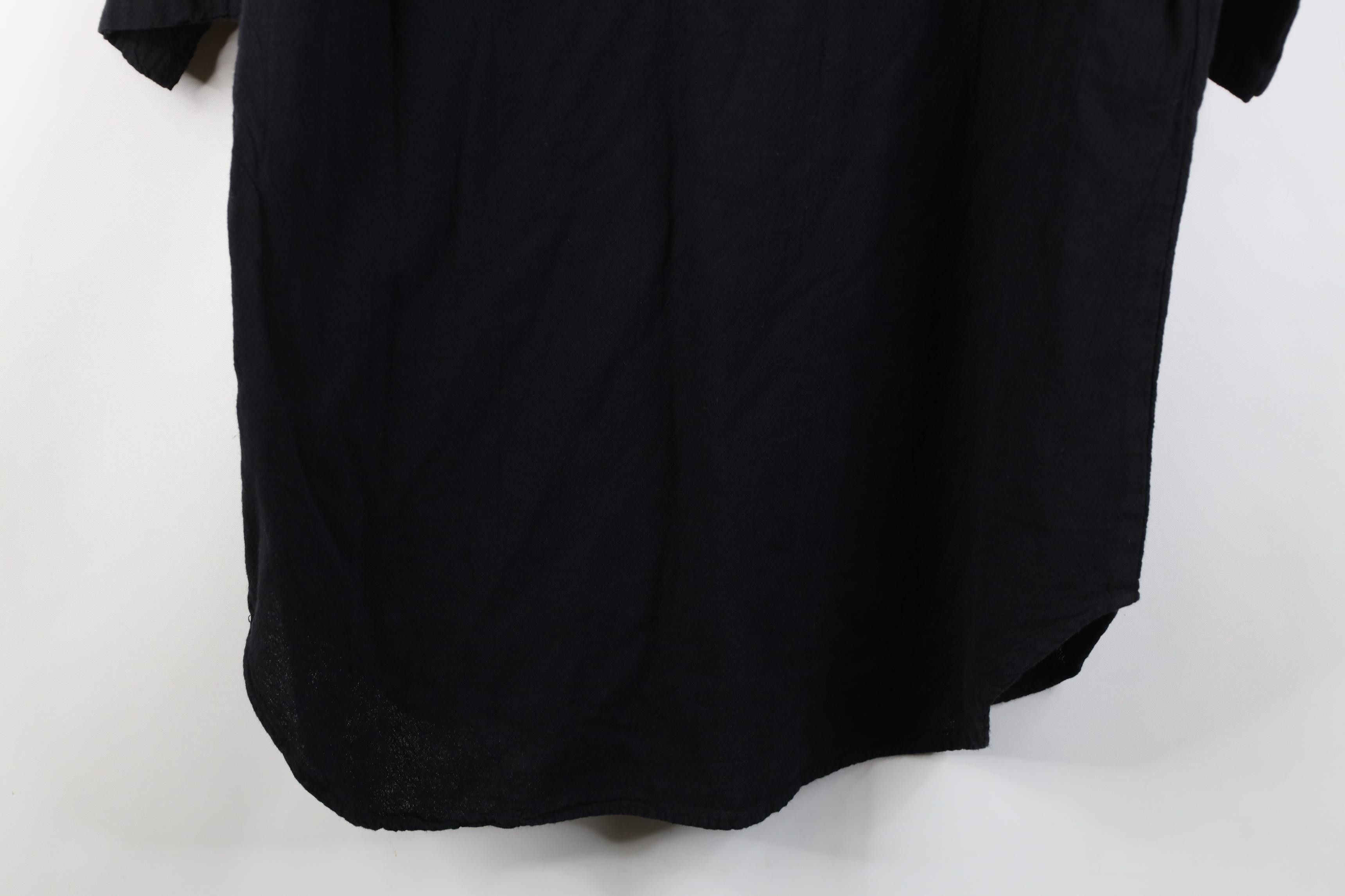 Vintage Vintage 90s Streetwear Button Down Polo Shirt Black USA Size US M / EU 48-50 / 2 - 11 Thumbnail