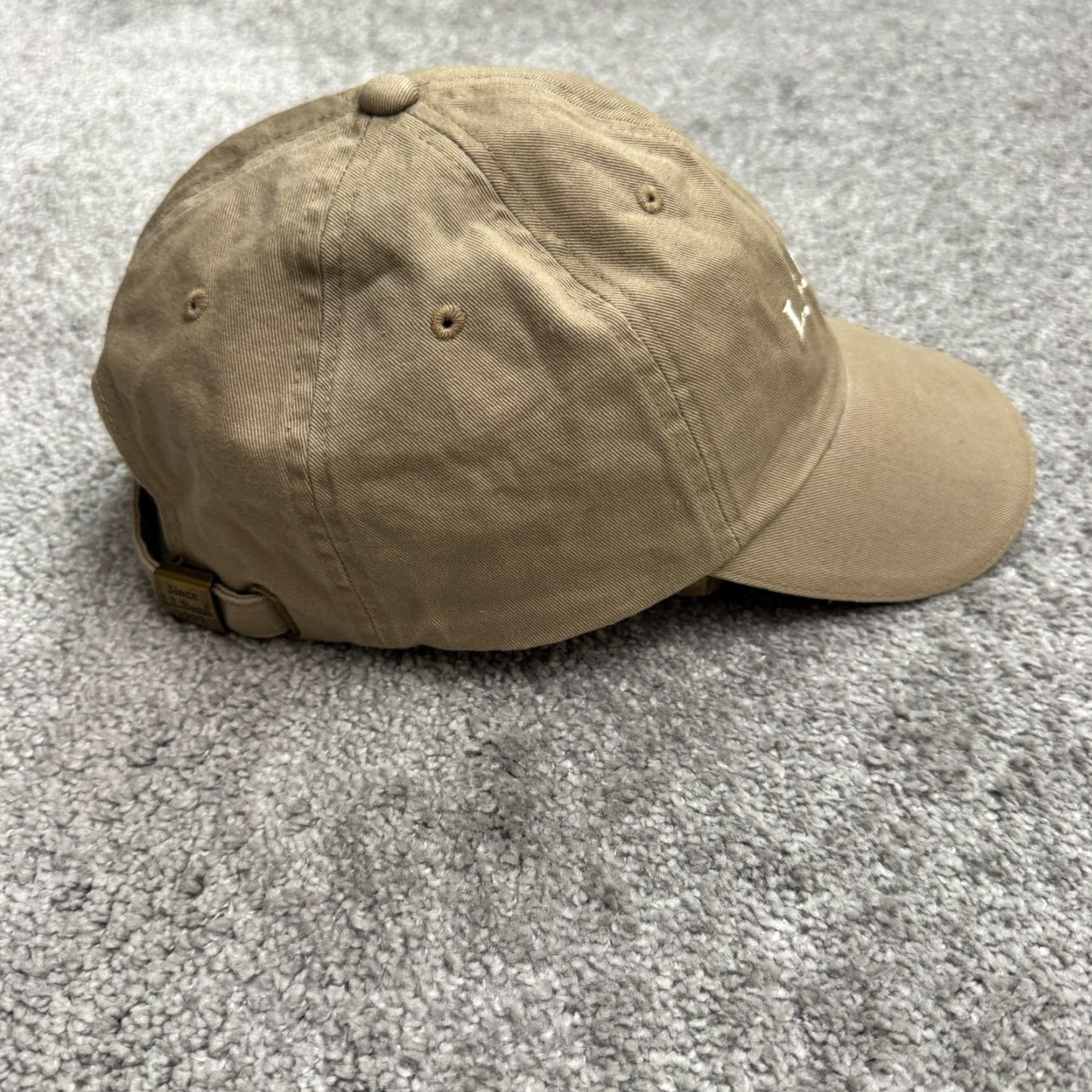 Vintage L.L. Bean Powercap LED Lighted Strapback Baseball Cap Hat Mens Tan Adjustable Cap Size ONE SIZE - 4 Thumbnail