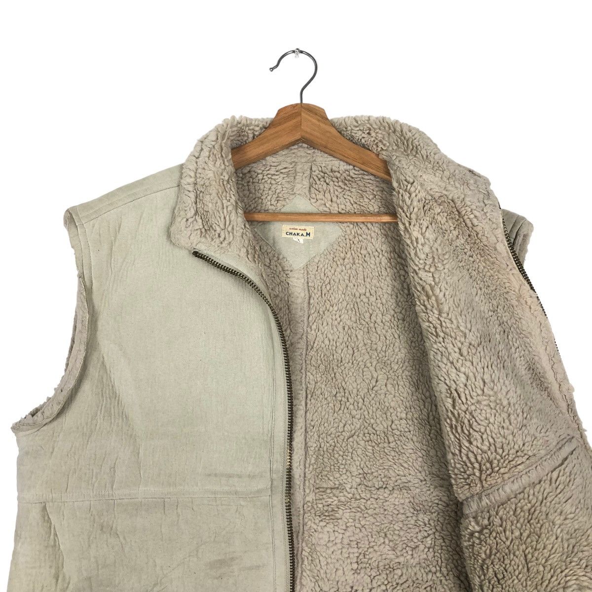 Japanese Brand 🔥VINTAGE TANK TOP MINK FUR LINING CHAKAM JAPAN ISSEY MIYAKE Size US M / EU 48-50 / 2 - 10 Thumbnail