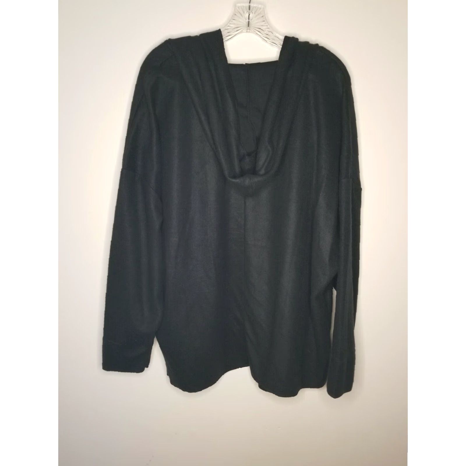 Vintage VINTAGE Silverwear Lifestyle Women's Hoodie Cardigan 2X Black Activewear Pullover Womens Size XXL / US 16-18 / IT 52-54 - 5 Thumbnail