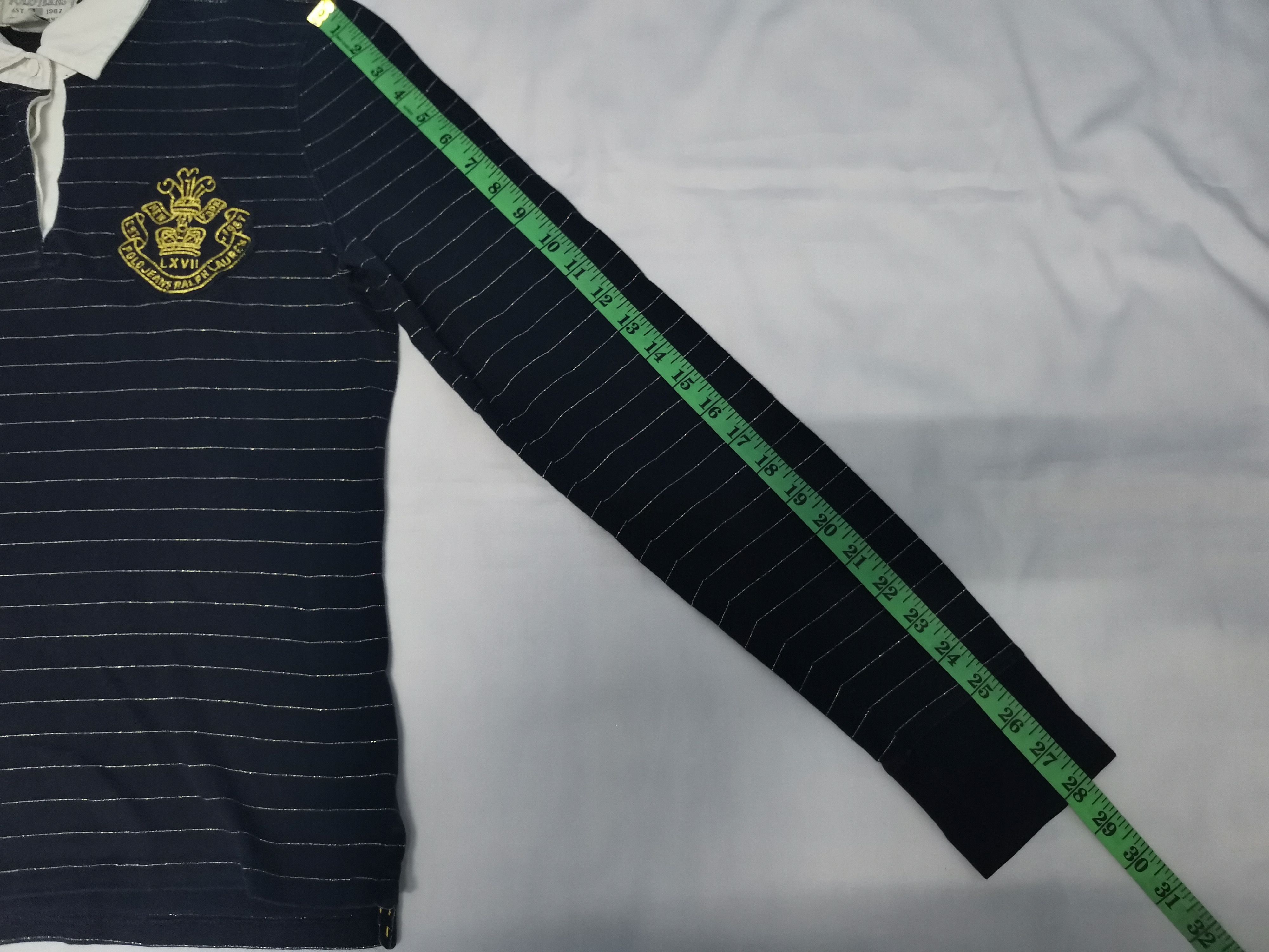 Polo Ralph Lauren Vintage Polo Ralph Lauren Shirt Striped Embroidered Logo Size US XL / EU 56 / 4 - 5 Thumbnail