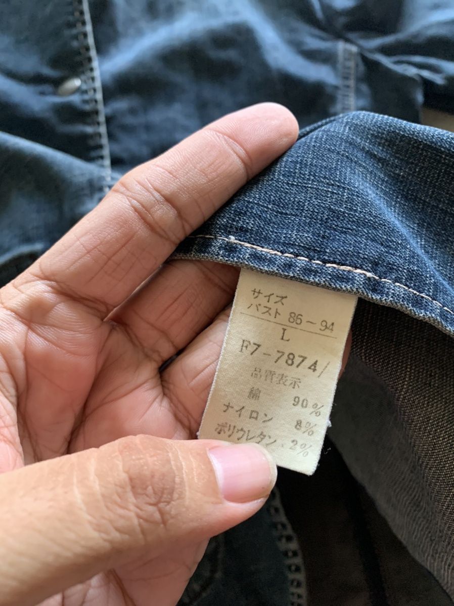 Designer × Marithe + Francois Girbaud RARE VINTAGE marithe francois girbaud MFG denim jacket/coat Size US M / EU 48-50 / 2 - 6 Thumbnail