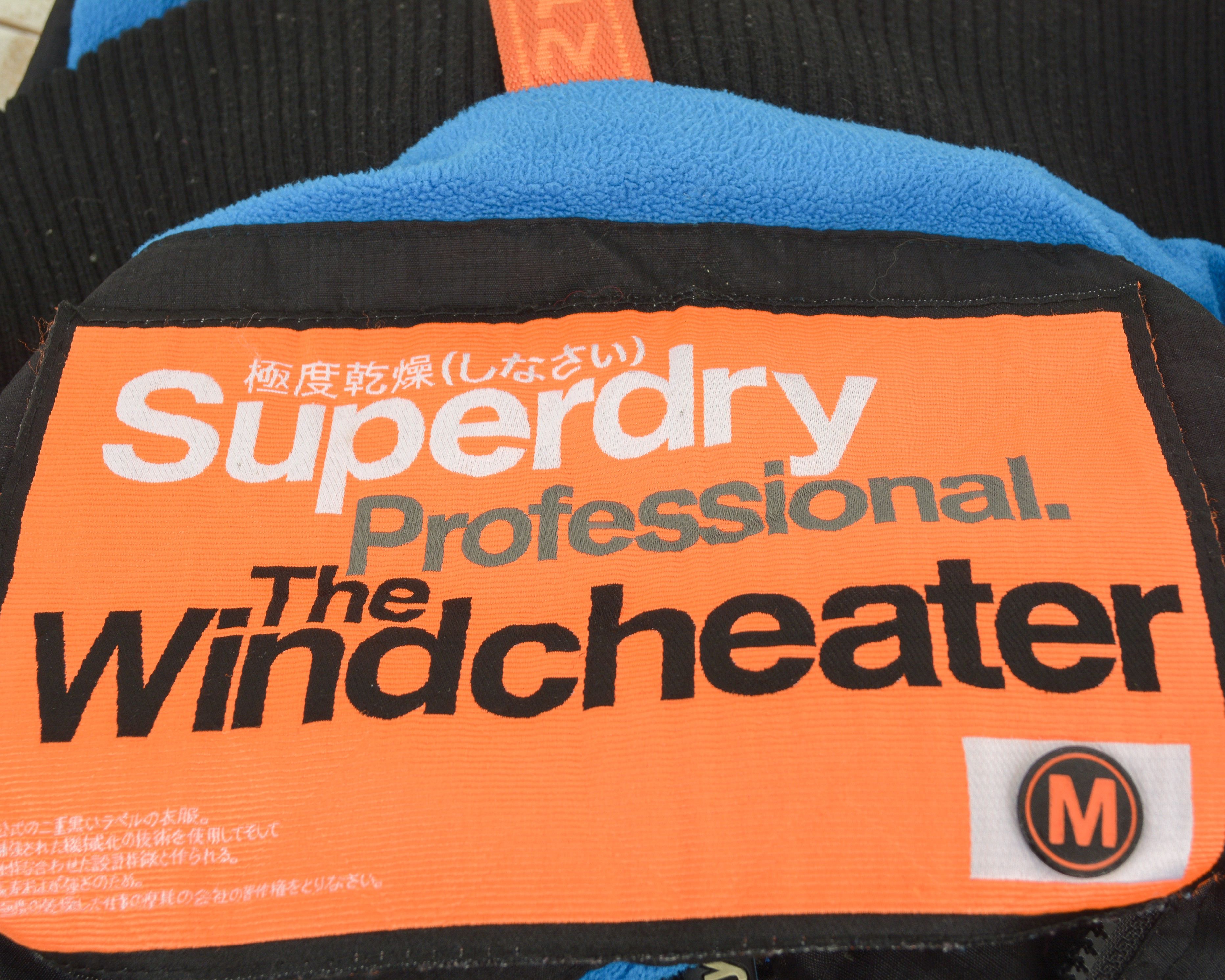 Superdry Professional Windcheater M Parka Jacket Coat Windbreaker Size M / US 6-8 / IT 42-44 - 4 Thumbnail