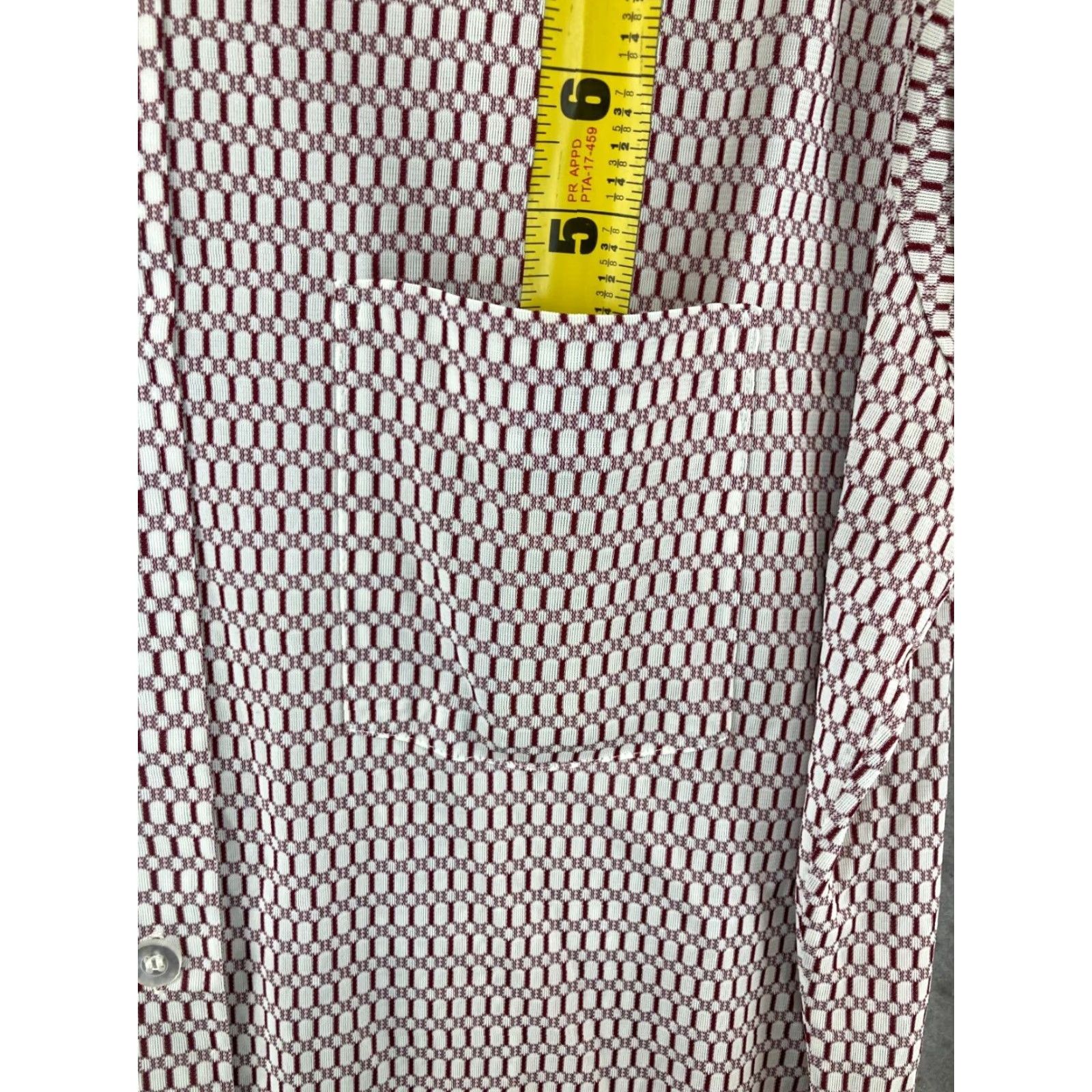 Sears Best Sears Mens Shirt Vintage 1970s Burgundy Red Polyester Button-Front Long Sleeve L Casual Disco Mens Size US L / EU 52-54 / 3 - 5 Thumbnail