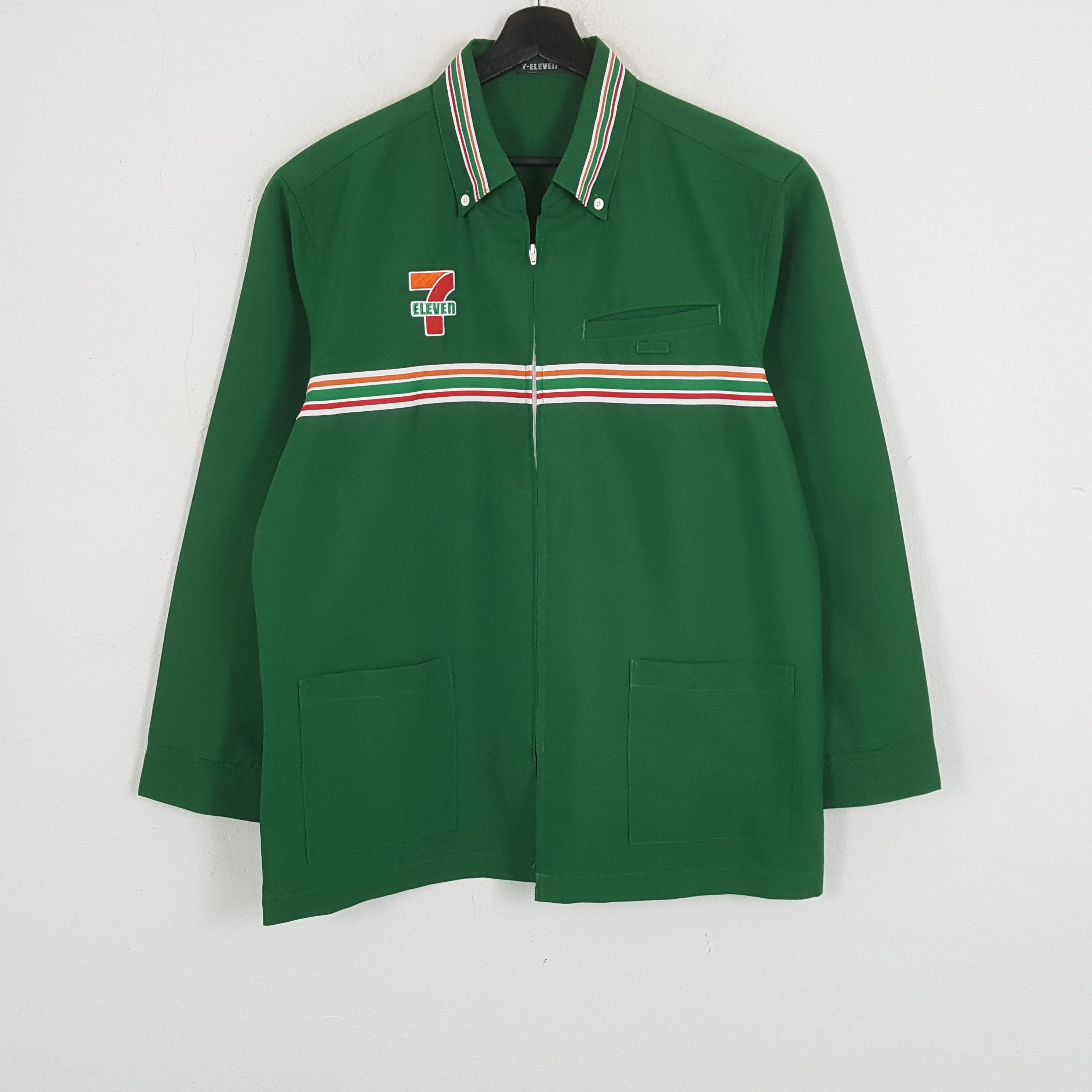 Japanese Brand × Vintage 7 ELEVEn Japanese Workers Uniform Jacket Size US L / EU 52-54 / 3 - 3 Thumbnail