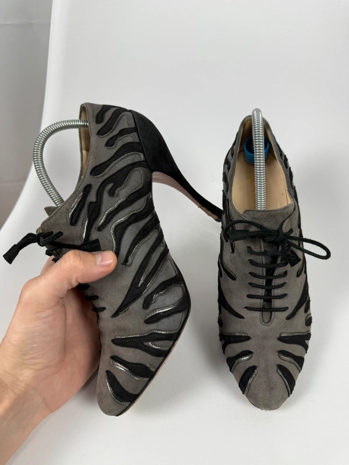 Prada Prada Rare Booties Suede size 38 Size US 8 / IT 38 - 6 Thumbnail