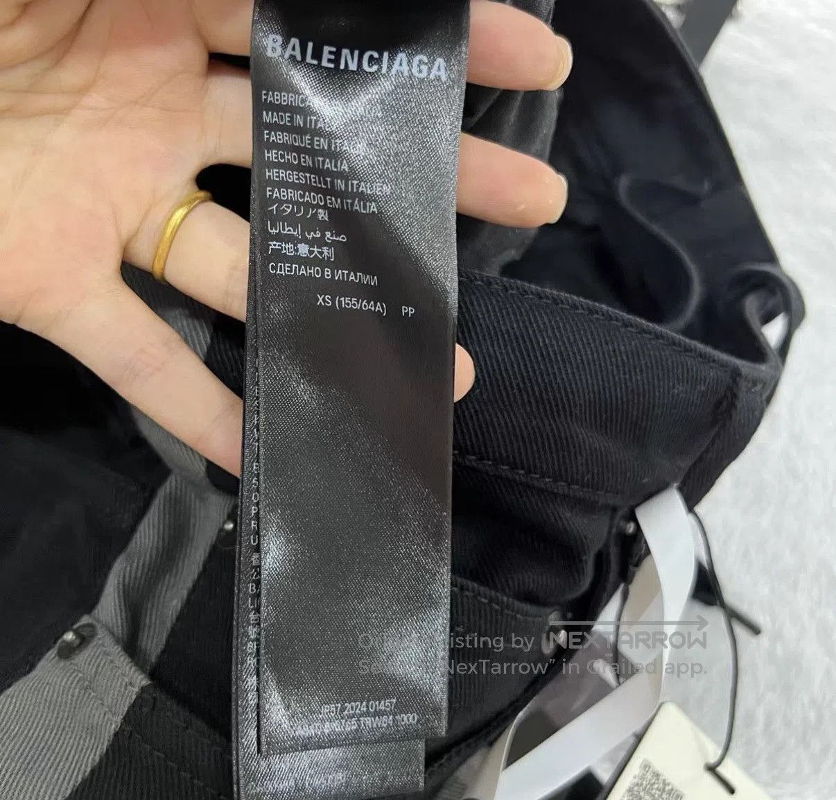 Balenciaga Black Casual Pants with Side Stripes - Size 30. Size US 30 / EU 46 - 5 Thumbnail